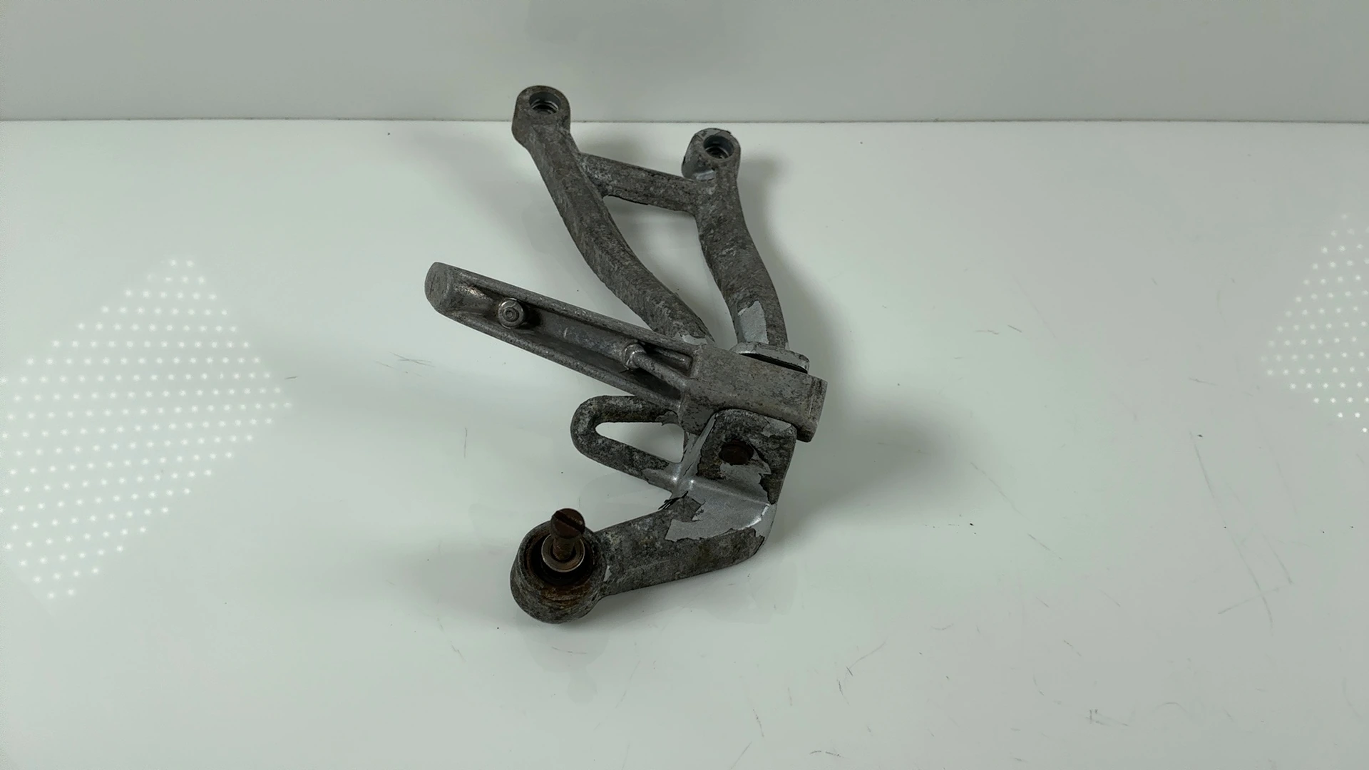 Peugeot XR6 XR50 50cc Rear Right Foot Peg Hanger Bracket 2002-2007 OEM 754508 - Image 2