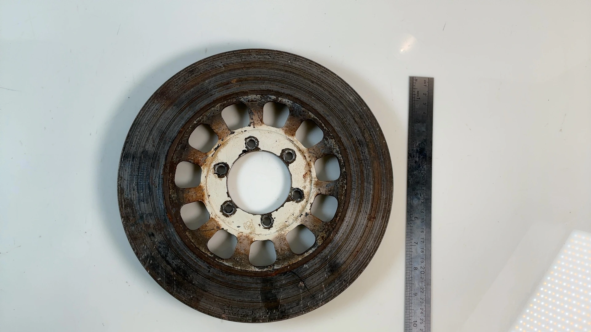 YAMAHA RD400 RD250 400cc 250cc Rear Brake Disc Rotor 1976-1979 OEM 1L9-25831-00 - Image 3