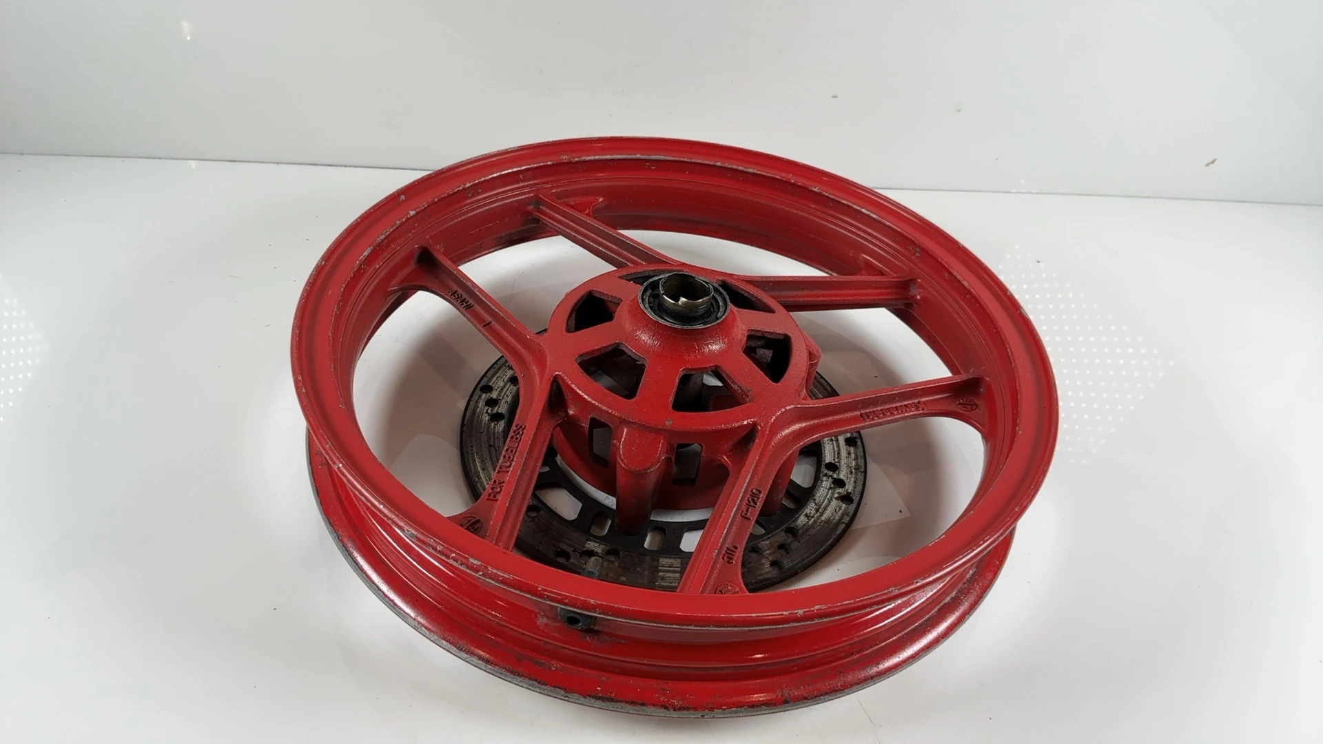 Kawasaki Ninja 250R EX250 Front Wheel Rim 1988-2007 OEM 41073-1365 Asahi F-1210 - Image 9