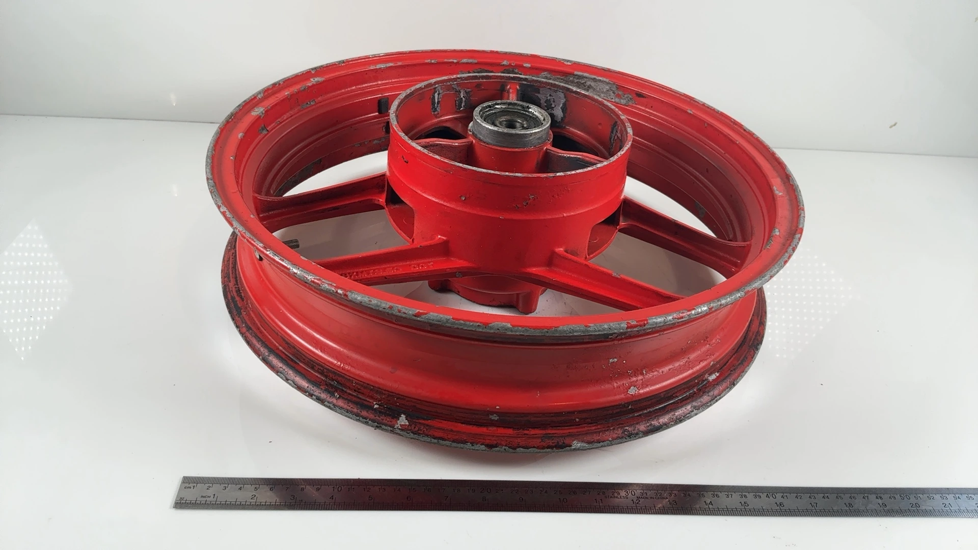Kawasaki GPX750R ZX750F 750cc Rear Wheel Rim 1986-1990 OEM 41073-1323-21 - Image 5