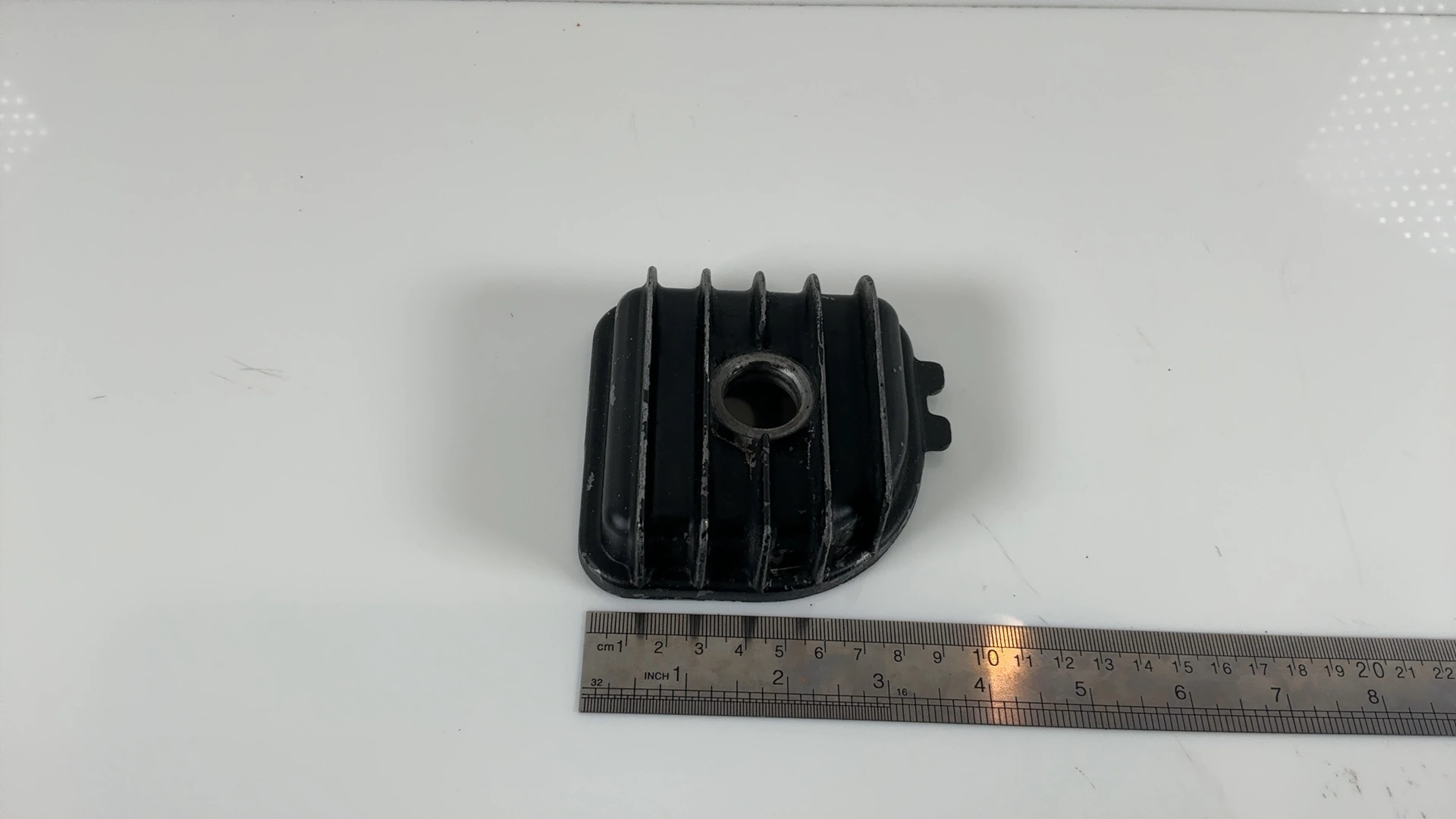Honda CB450S PC17 450 Engine Oil Filter Cover Case 1986-1990 OEM 15411-413-000 - Image 3