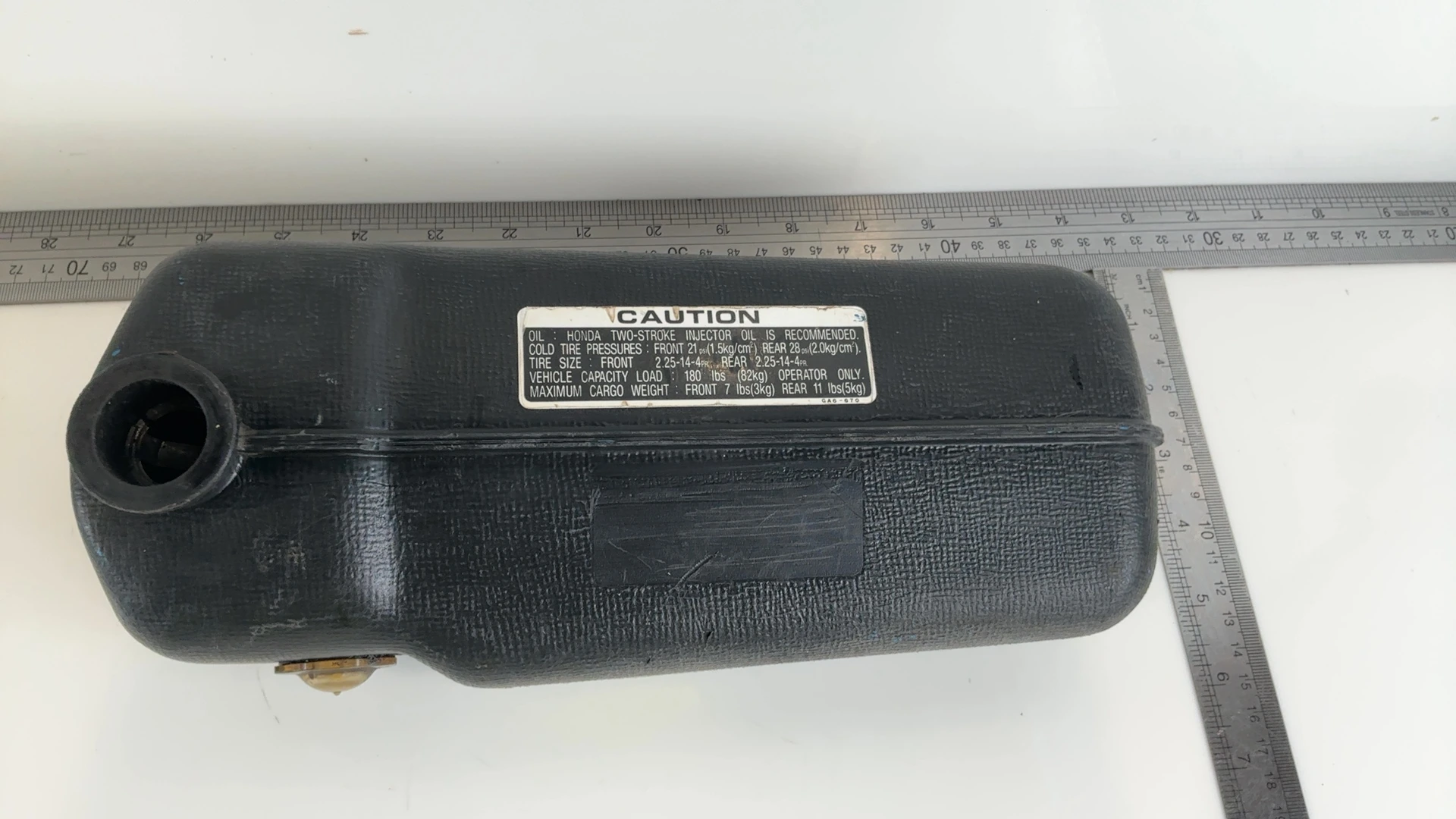 Honda Express Urban 50cc 2-Stroke Oil Injection Tank 1982 1983 OEM 55100-GA6-670 - Image 5
