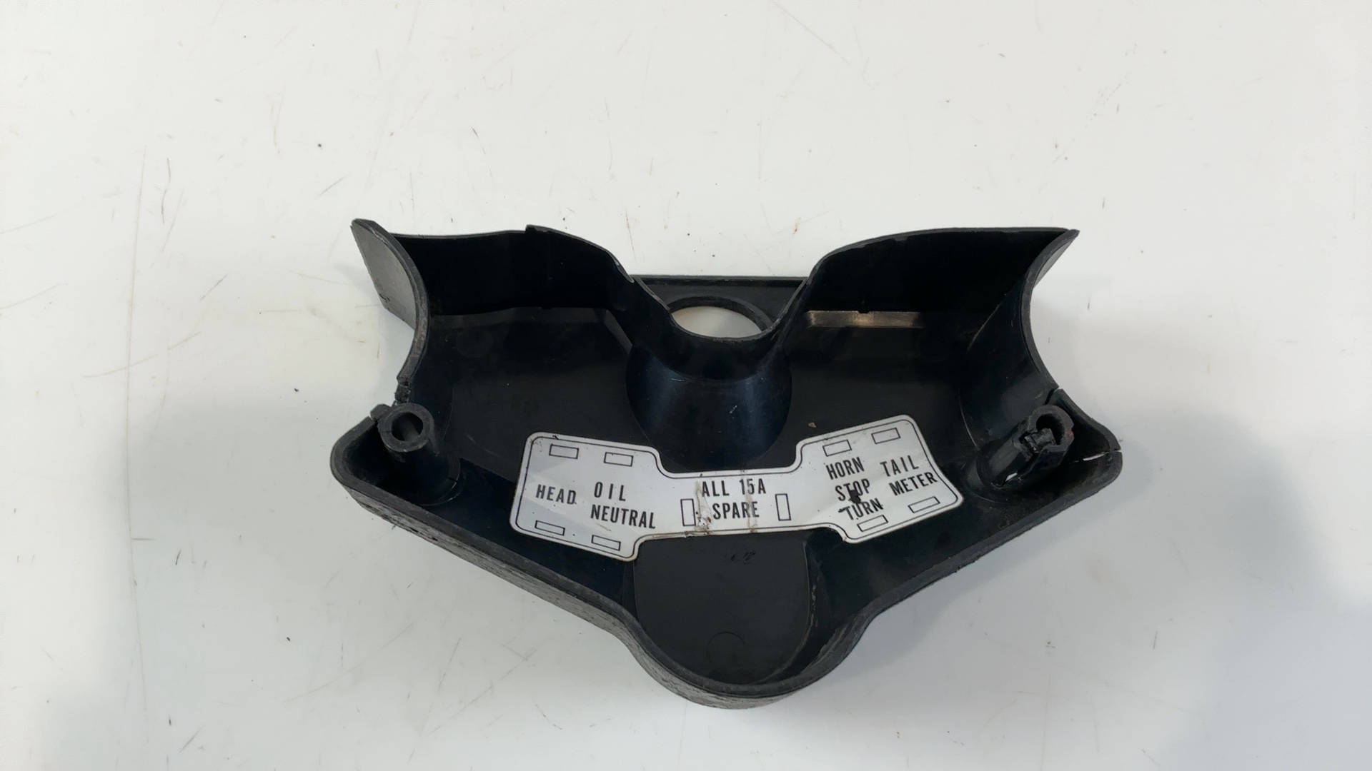 Honda VT250F MC08 250cc Fuse Box Cover 1982-1985 OEM 38210-KE8-000 - Image 2