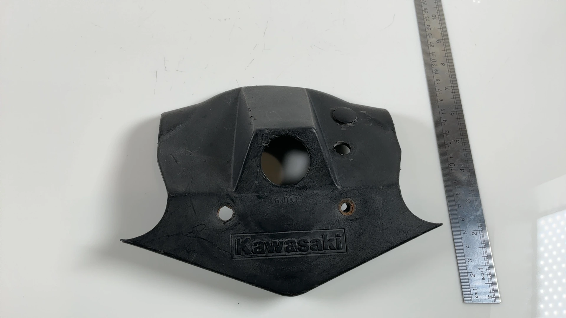 Kawasaki GPZ900R Ninja ZX900A 900cc Ignition Key Switch Cover 1984-89 14025-1830 - Image 2