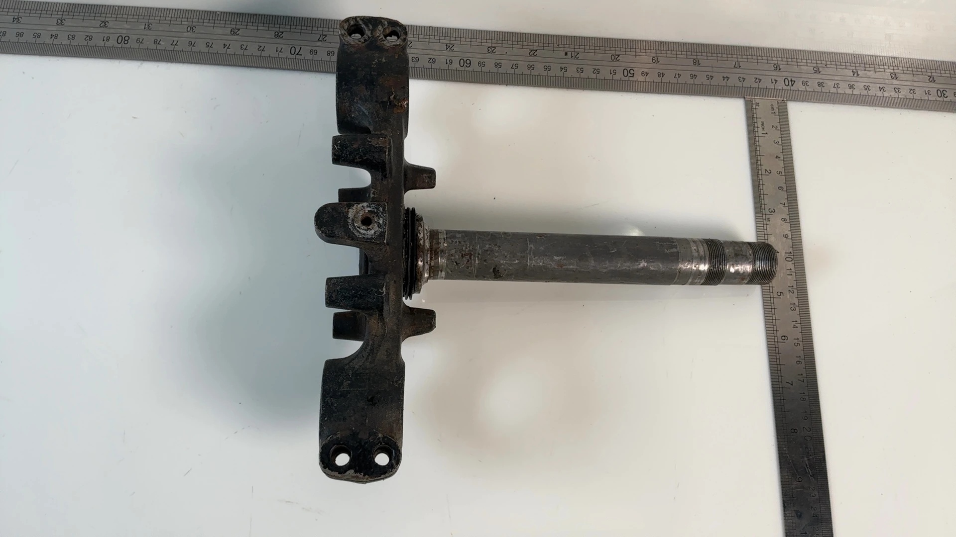 Honda MTX200R MD07 200cc Lower Fork Bridge Yoke 1983-1985 OEM 53200-KE1-760ZA - Image 3