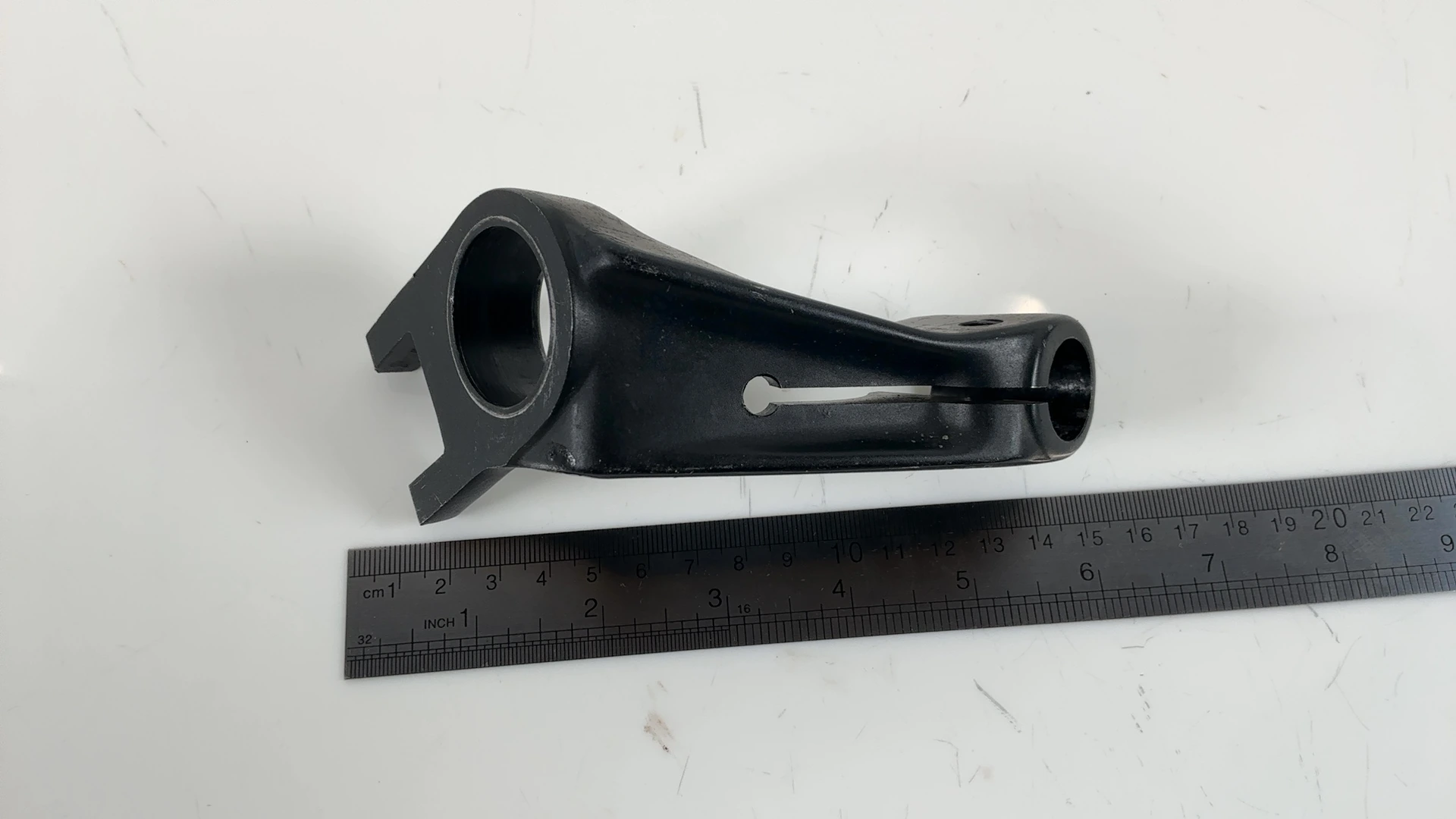 Kawasaki GT550 Z550G 550cc Left Handlebar Clip On Clamp 1983-2001 OEM 46012-1028 - Image 1