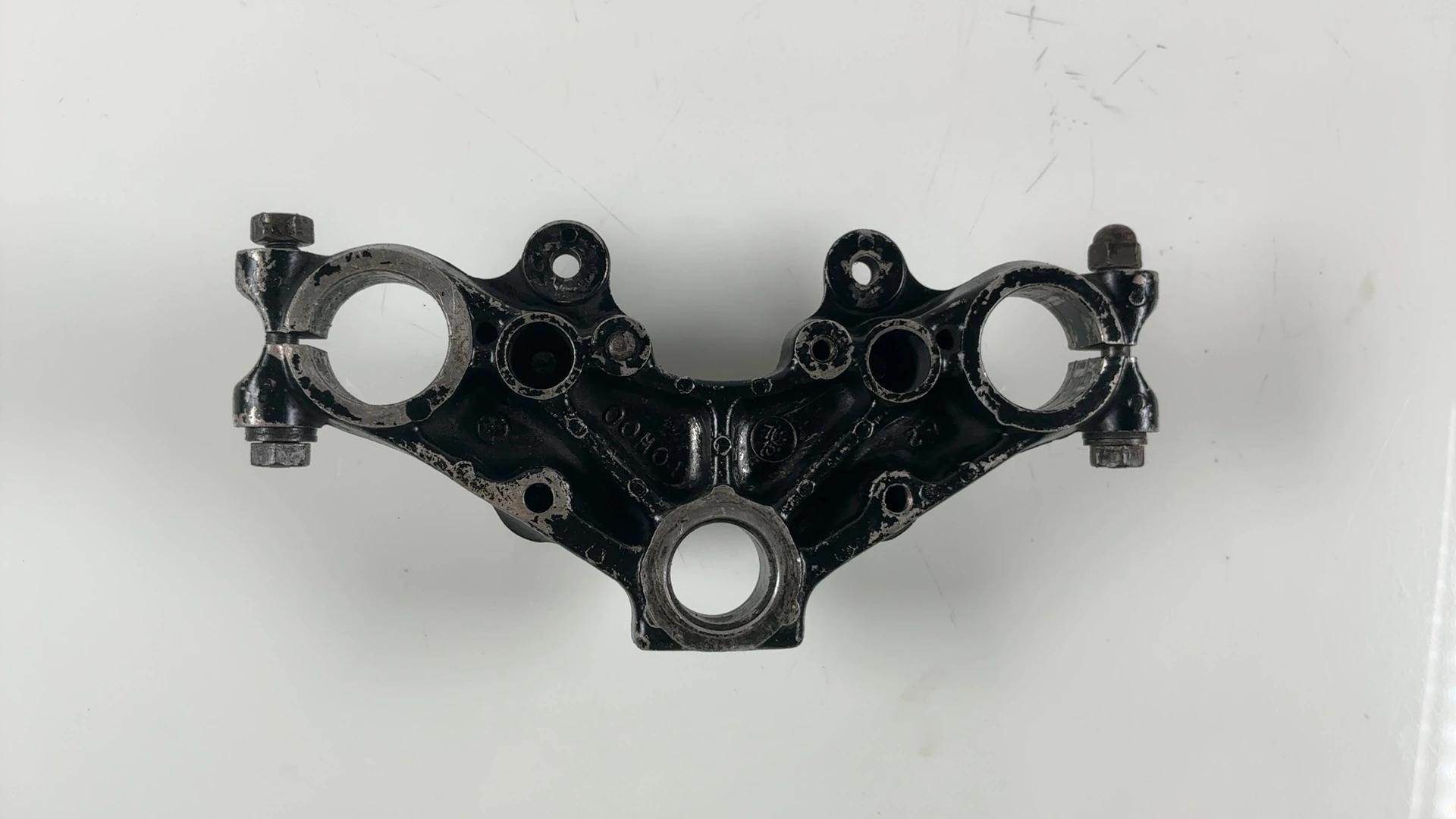 Yamaha RD125LC RD125 Upper Triple Clamp Fork Bridge 1982-84 OEM 10W-23435-00-98 - Image 6