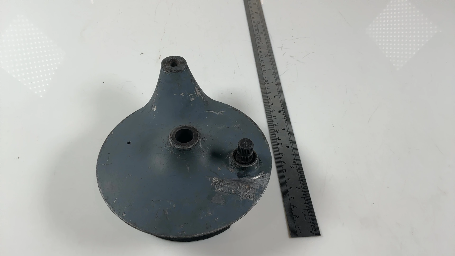 Suzuki RG125 Gamma 125 Rear Brake Plate Hub Drum 1984 1985 OEM 64210-12C00 - Image 3