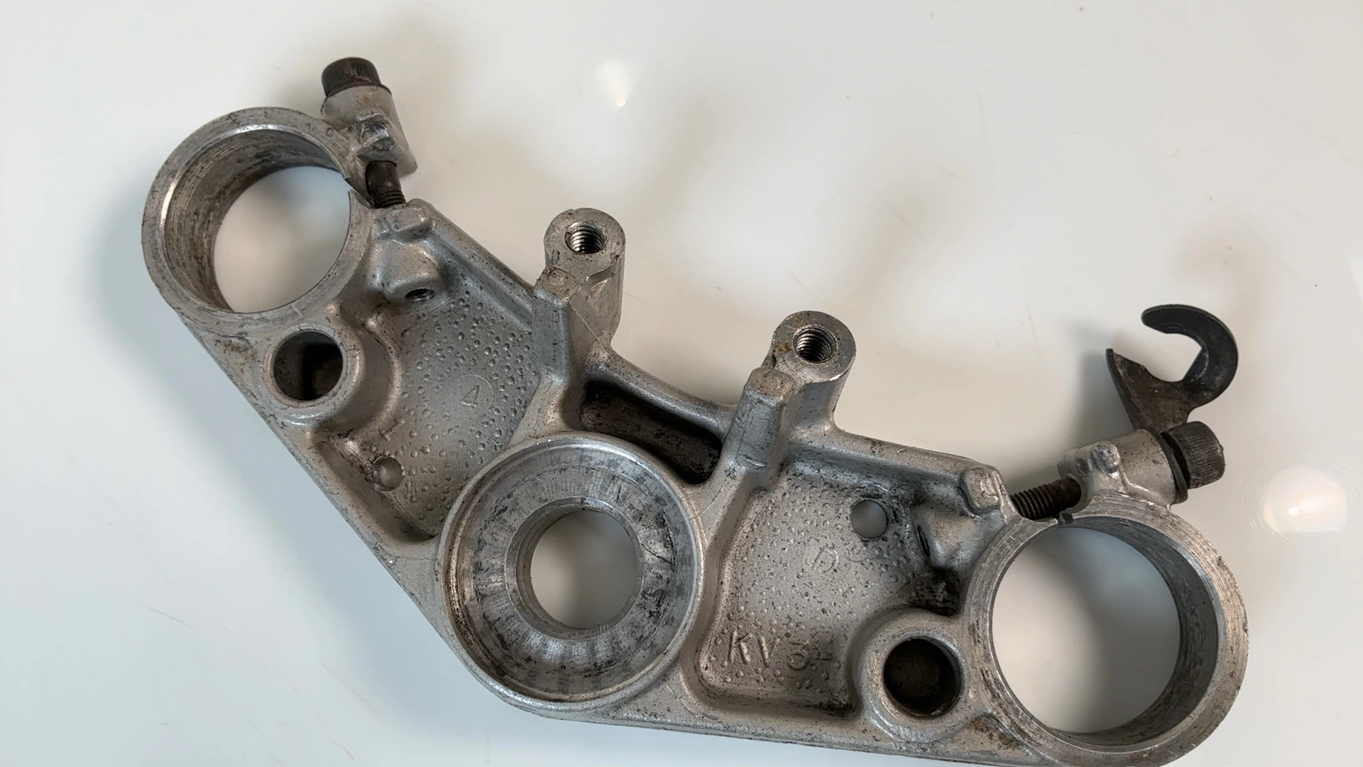 Honda CBR400RR NC23 400cc Upper Fork Bridge Yoke 1986-1989 OEM 53300-KV0-000 - Image 4