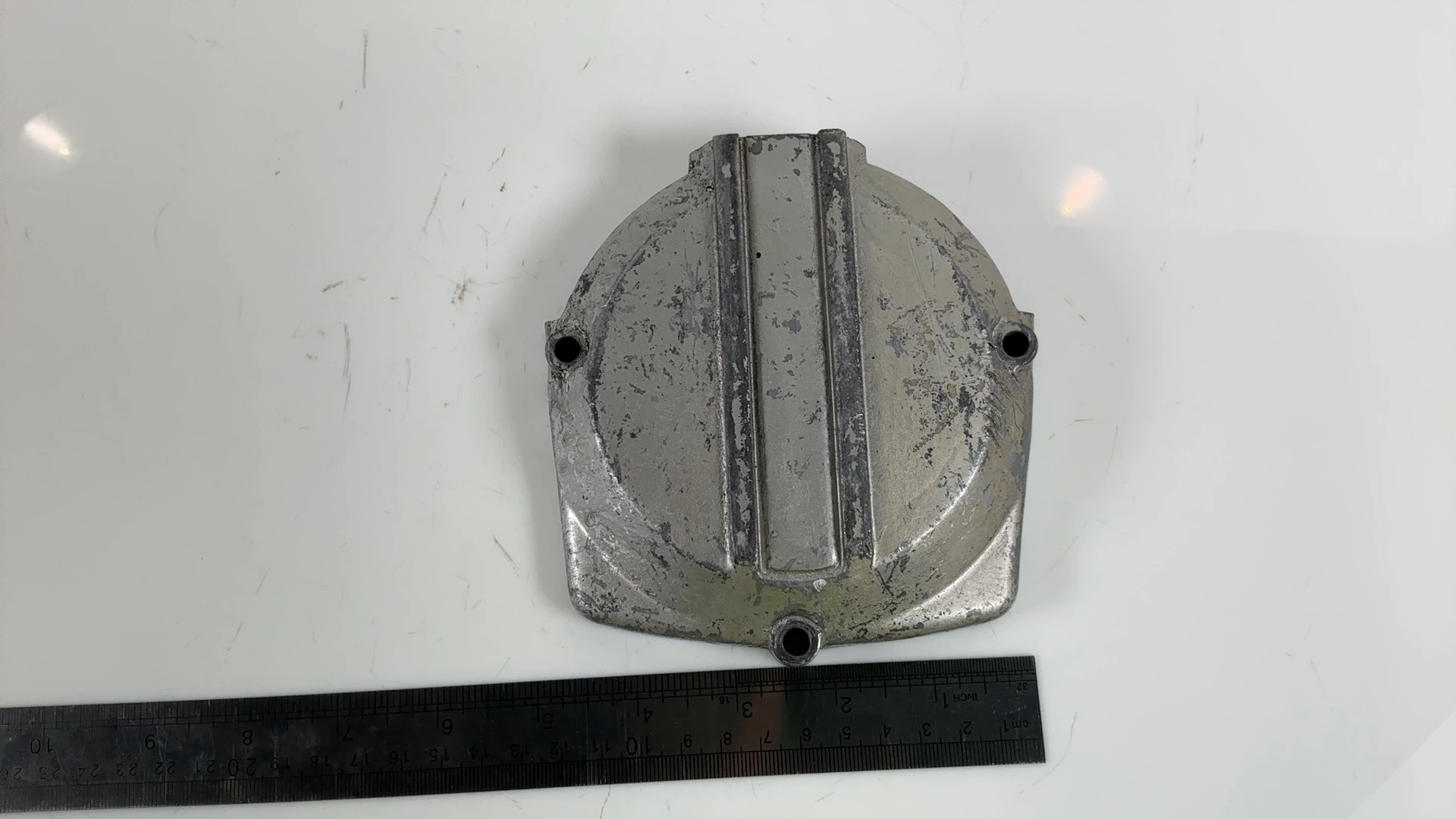 Yamaha RX125 RX 125 Oil Pump Cover 1975 1976 OEM 1V1-15416-00 - Image 7