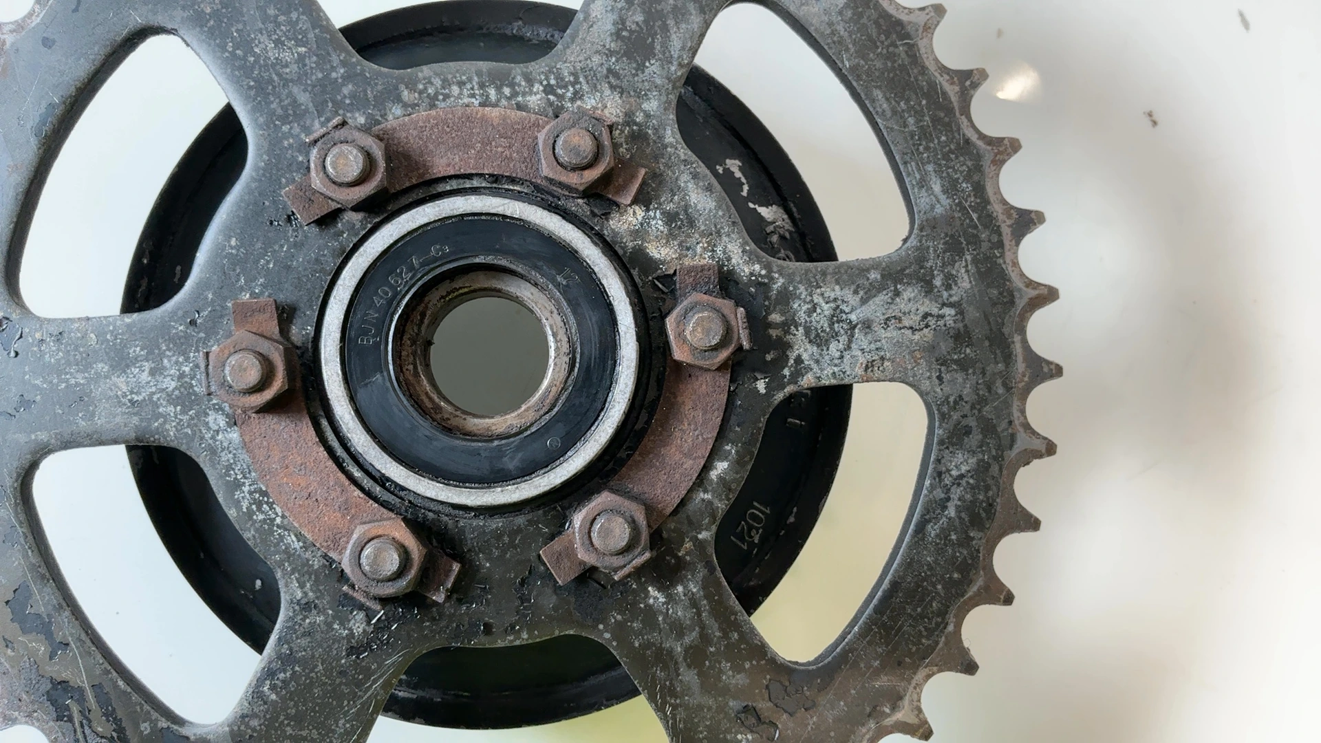 Kawasaki KZ1000 LTD KZ1000-B1 Rear Sprocket Carrier Hub 1976 1977 OEM 42008-040 - Image 7