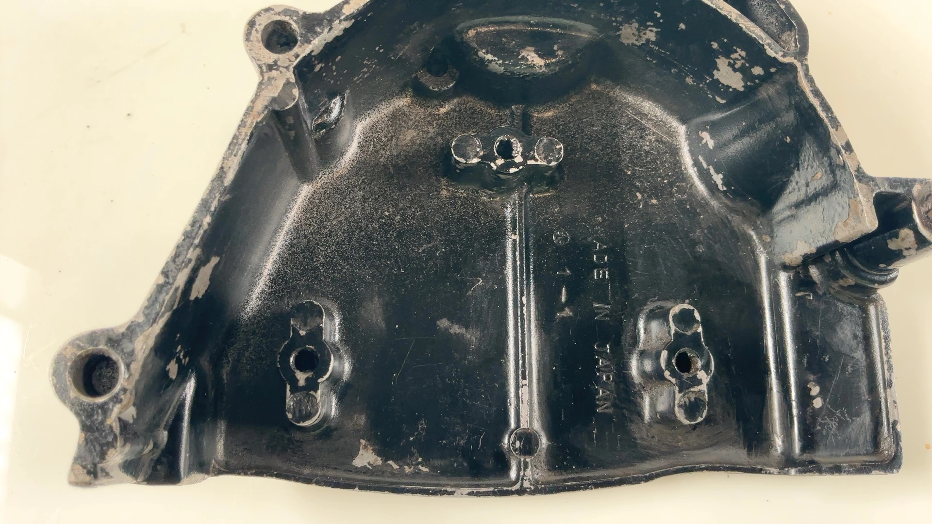 Kawasaki GPz750 Turbo ZX750E 750cc Front Sprocket Cover 1984-1985 OEM 14026-1110 - Image 7