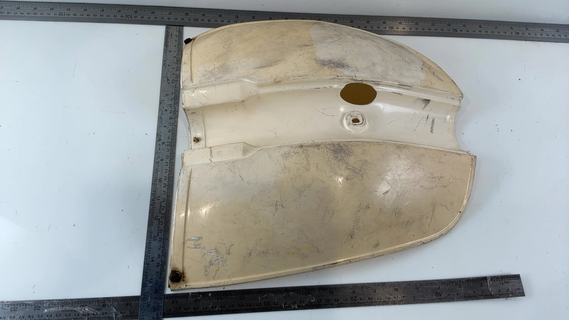 Yamaha Passola SA50 50cc Front Leg Shield Fairing 1978-1985 OEM 2T4-28312-01 - Image 4