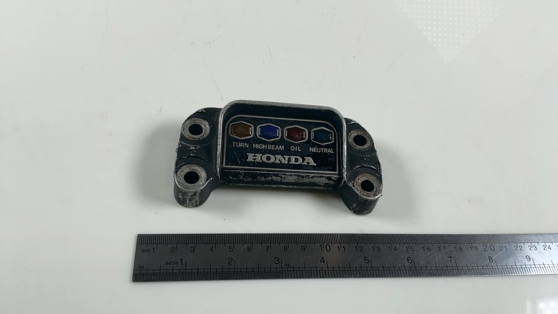 Honda CB750K CB550 CB500 750cc Handlebar Clamp Light Panel 1971-76 53133-323-010 - Image 5