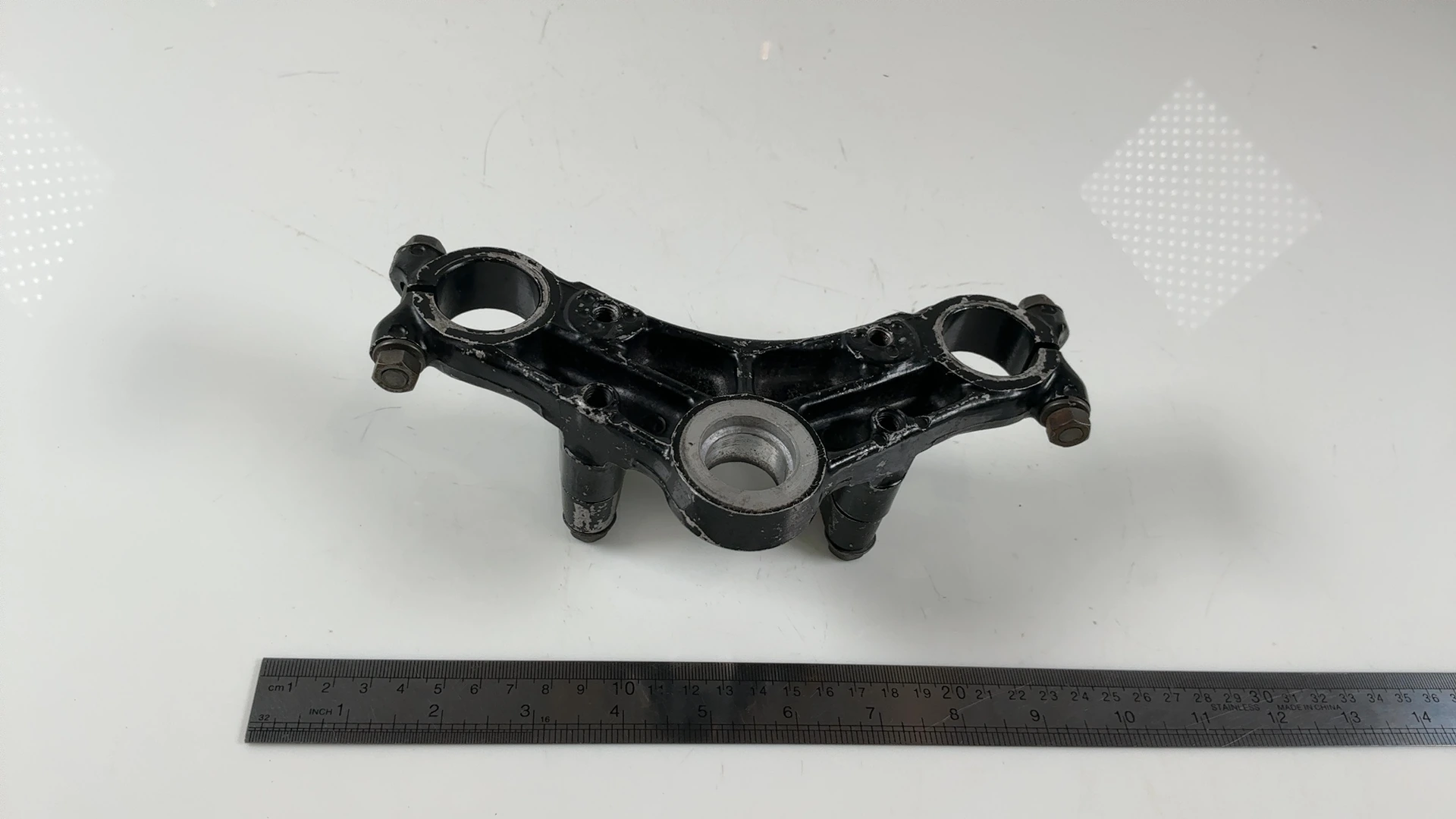 Yamaha RX100 36L 100CC Upper Fork Bridge Yoke 1985-1996 OEM 36L-F3435-00 - Image 5