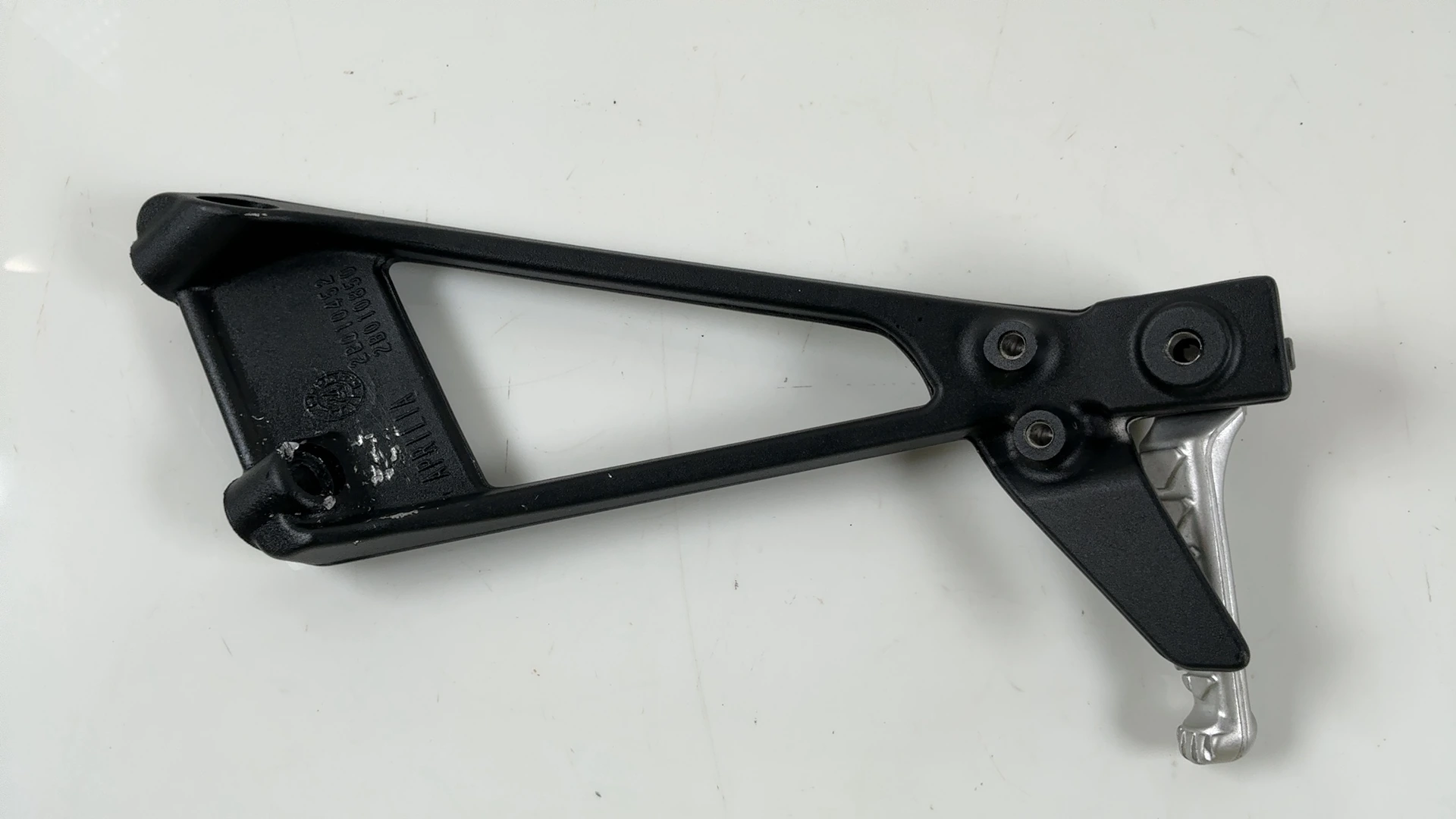 Aprilia RS660 Tuono 660 Rear Left Passenger Footrest Bracket 2021-2025 2B010850 - Image 2