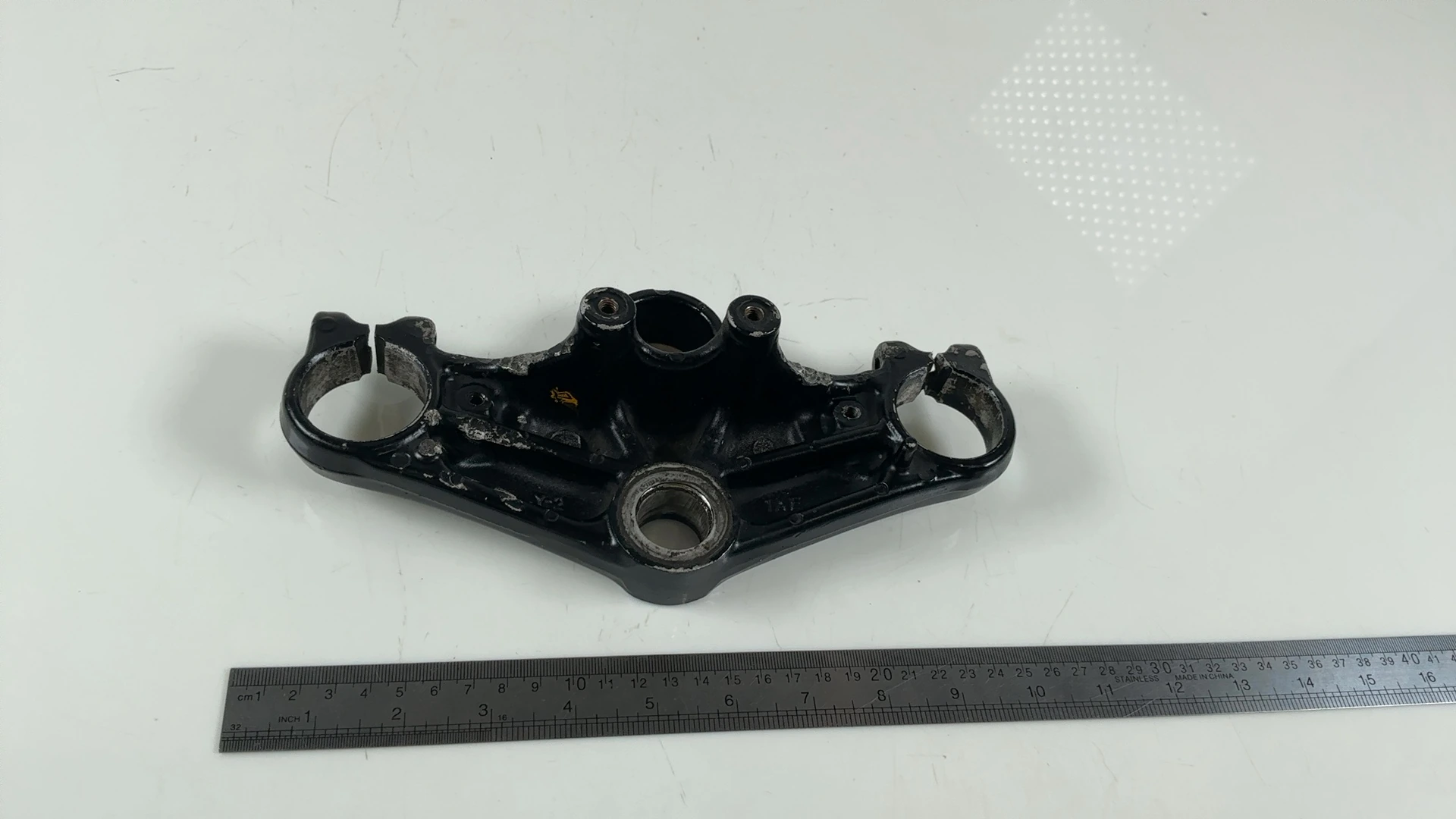 Yamaha FZ700 FZ 700 700cc Upper Triple Tree Clamp Yoke 1986-87 OEM 1FN-23435-00 - Image 5