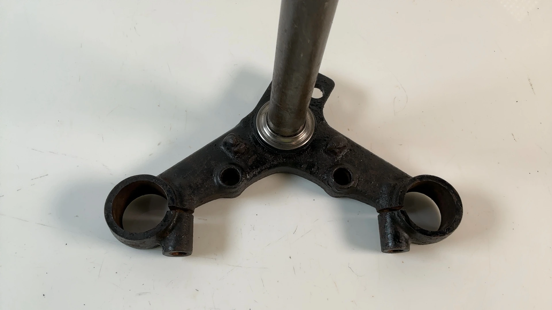 Honda CB125 Twin Super Dream CB125TD Lower Fork Yoke 1985 1986 53219-KB5-740ZA - Image 4