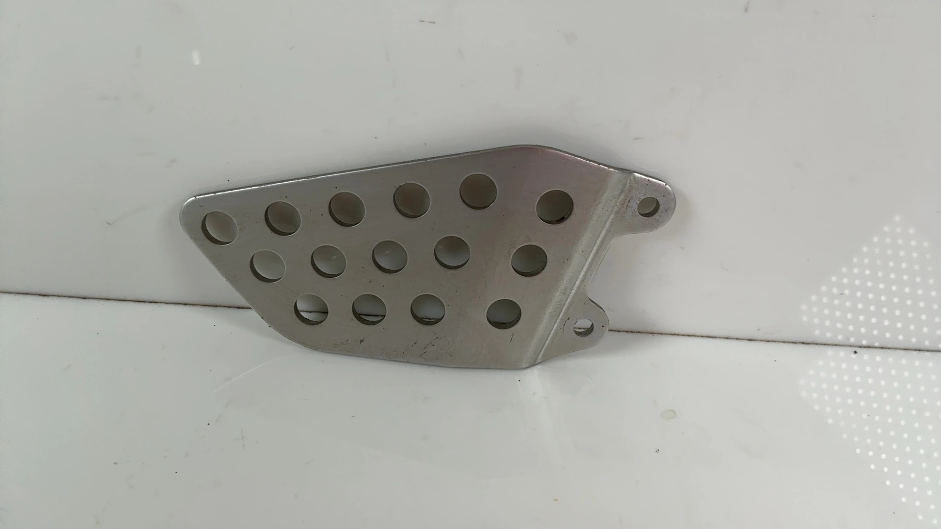 Honda CBR954RR SC50 954cc Right Rearset Step Heel Guard 2002-2003 50607-MCJ-000 - Image 1