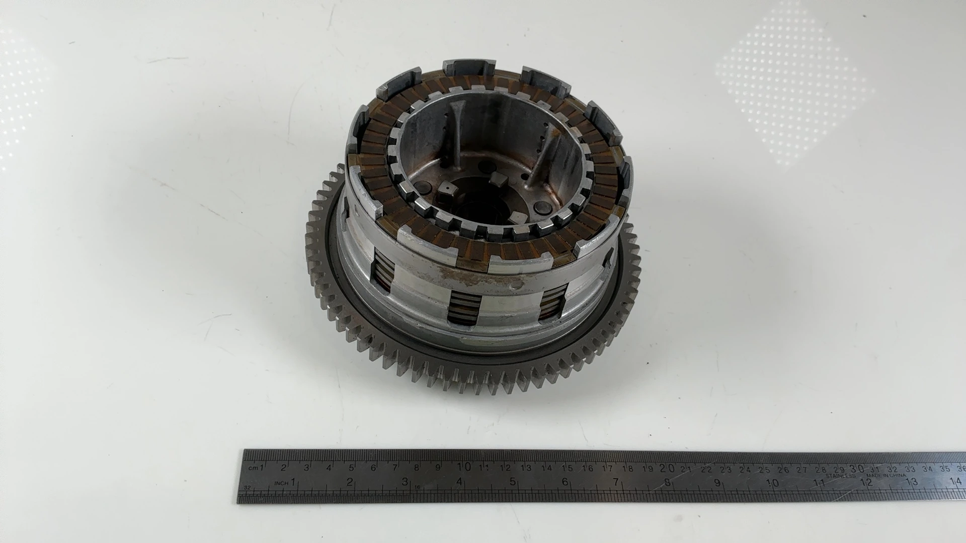Suzuki GSX-R600 SRAD 600cc Complete Clutch Basket Plates 1996-00 OEM 21200-39810 - Image 5