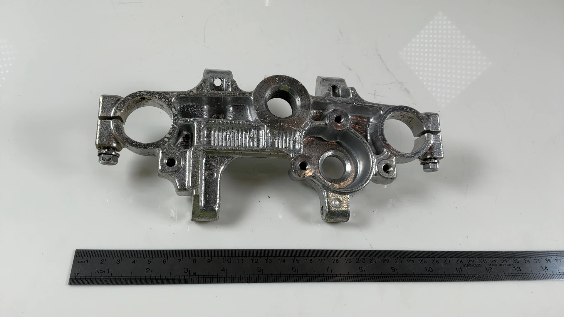 Kawasaki 454 LTD EN450 450cc Upper Fork Bridge Yoke 1985-1990 OEM 44039-1117 - Image 5