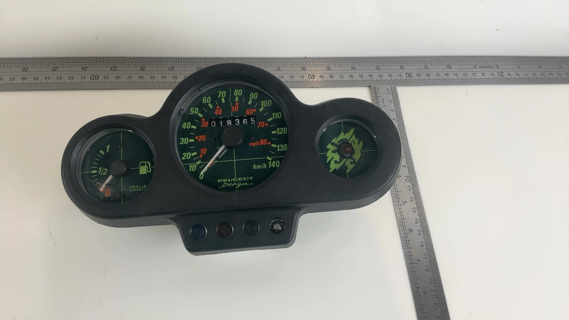 Peugeot Speedfight 1 50cc Speedometer Clocks Dash 1997-2000 OEM 60.8138.004.0 A - Image 3