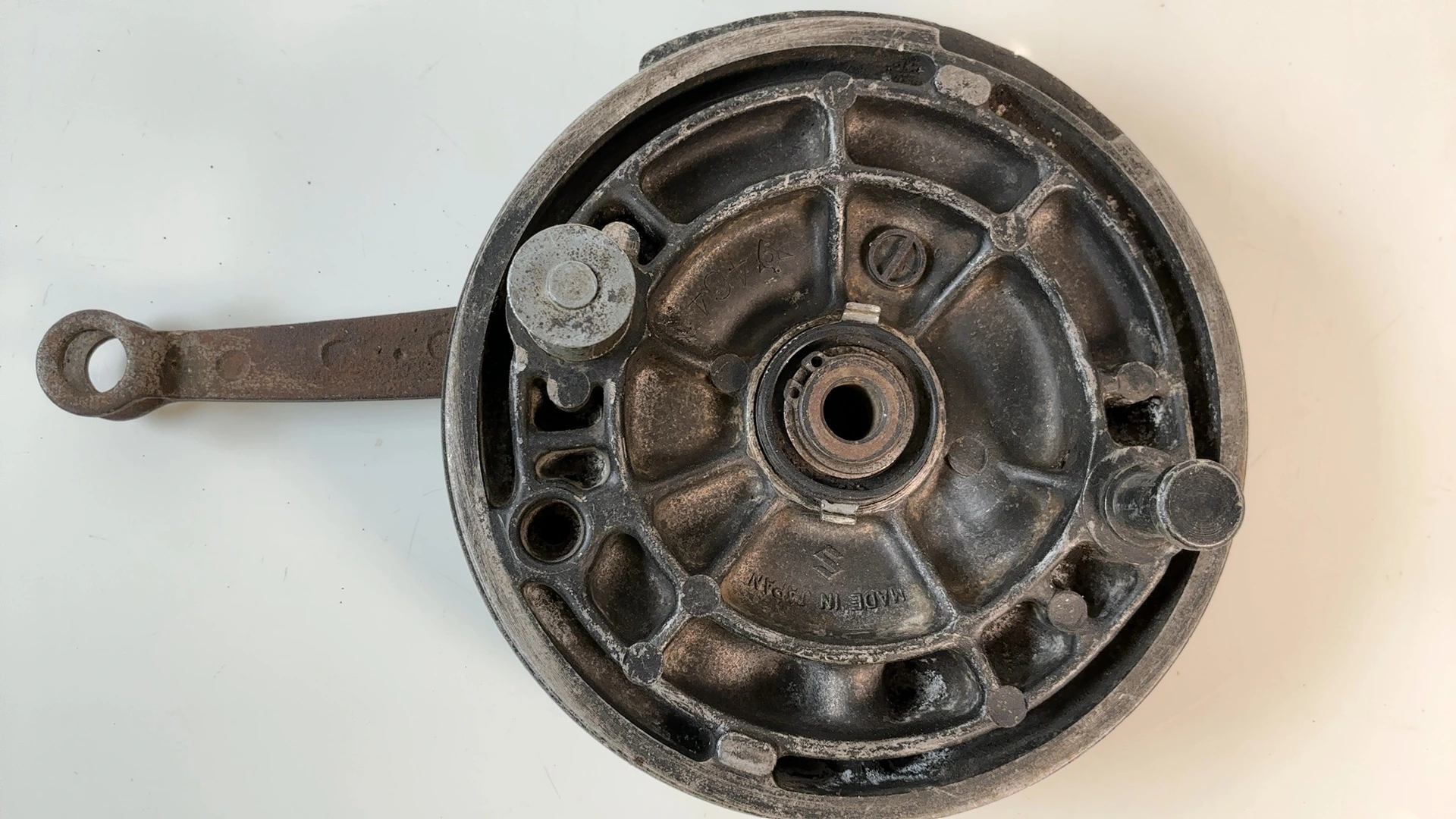 Suzuki TS250 TS 250 250cc Front Brake Backing Plate 1971-1977 OEM 54200-30823 - Image 2