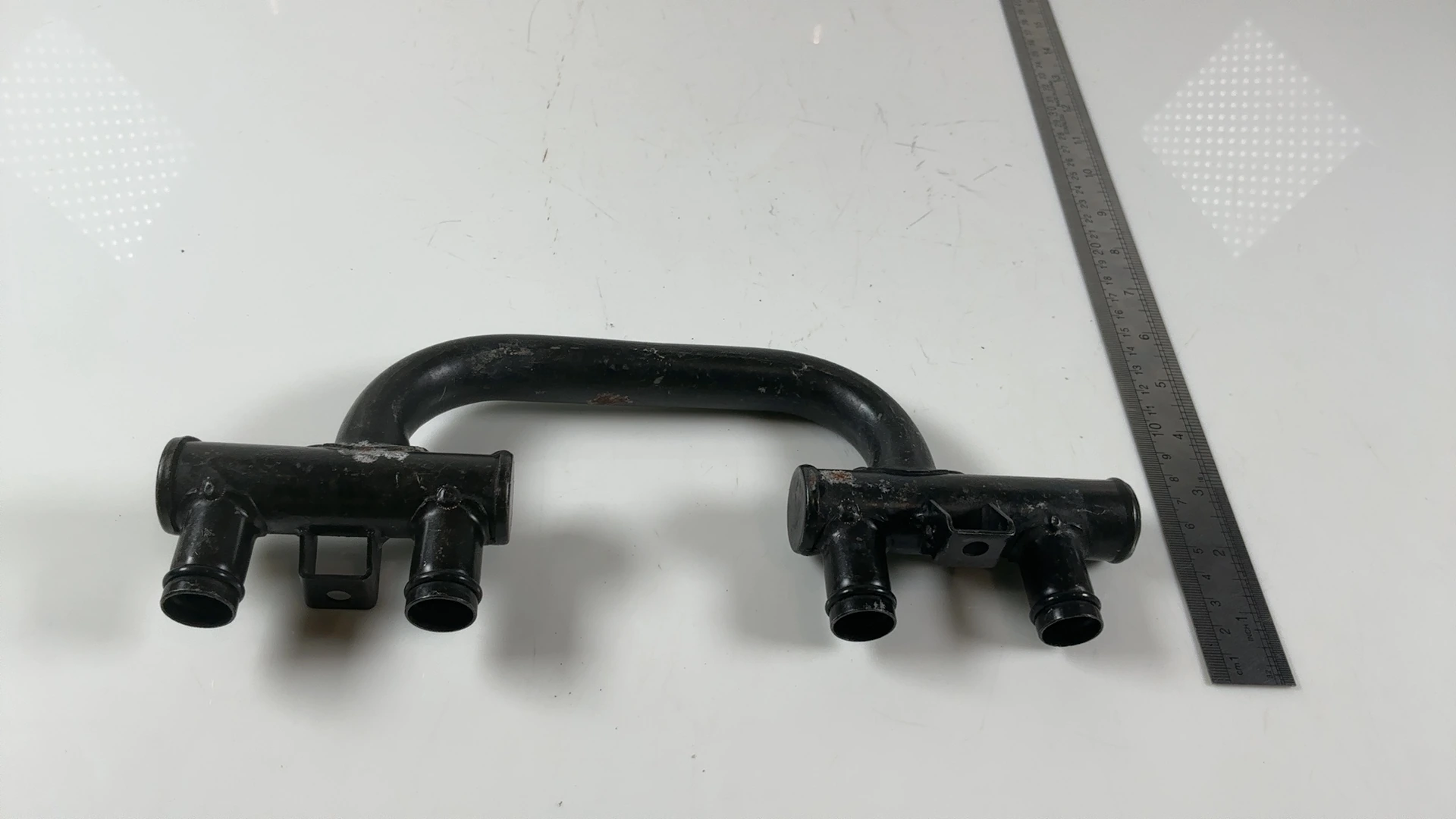 Kawasaki GPZ400R ZX400D 400cc Coolant Manifold Water Pipe 1985-89 OEM 39192-1064 - Image 3