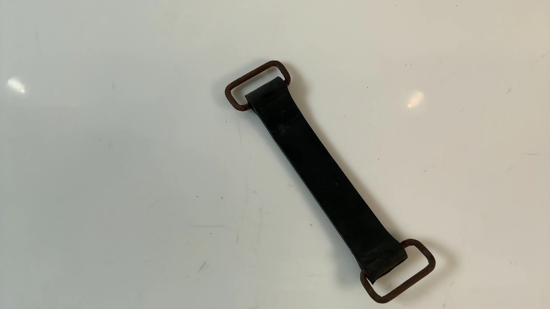 Kawasaki KDX125 KDX125A 125cc Battery Box Rubber Strap 1990-1999 OEM 92072-1144 - Image 2