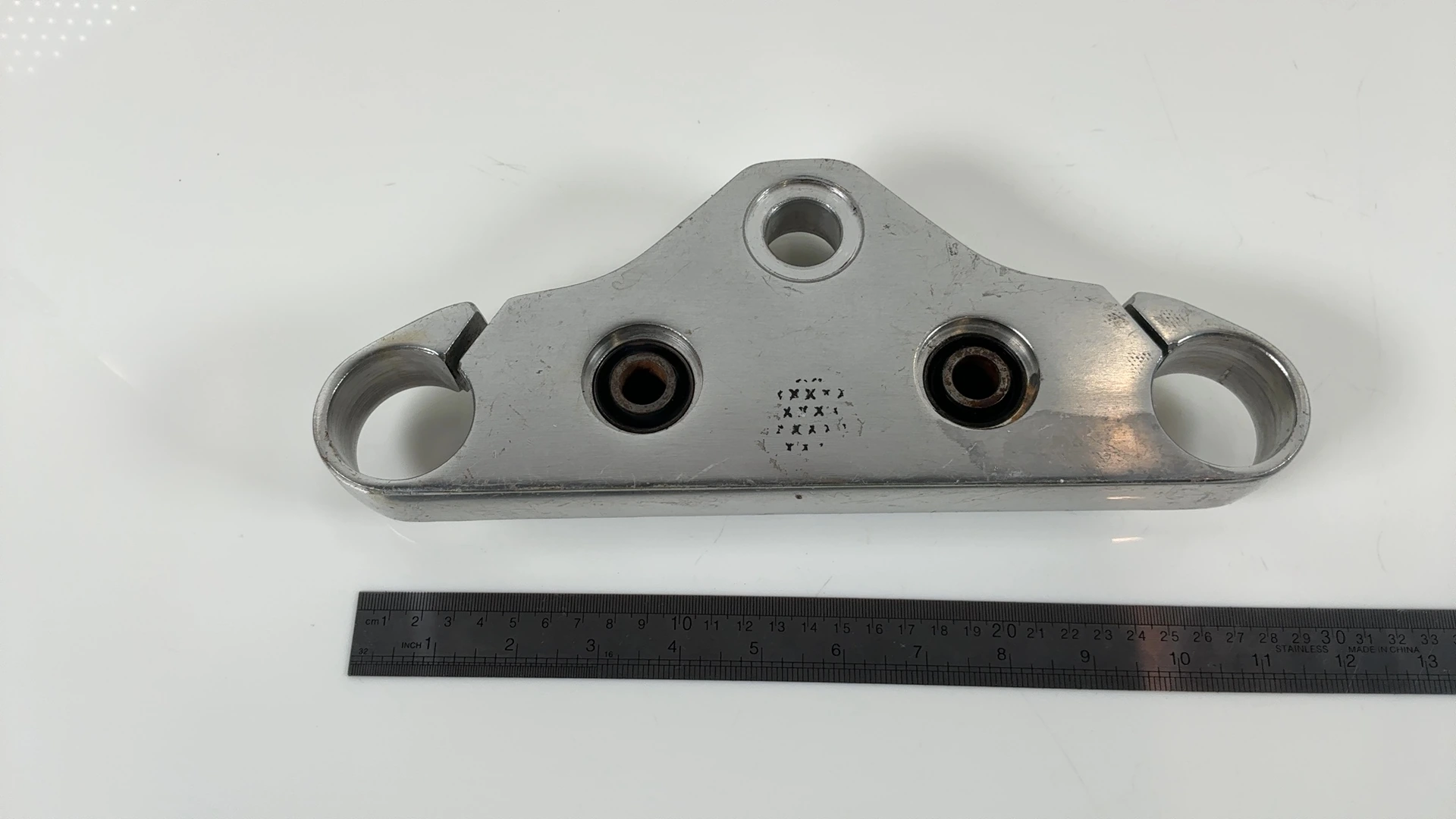 Yamaha V-Star XVS650 650cc Top Triple Clamp 1998-2008 OEM 4VR-W2341-10-00 - Image 1
