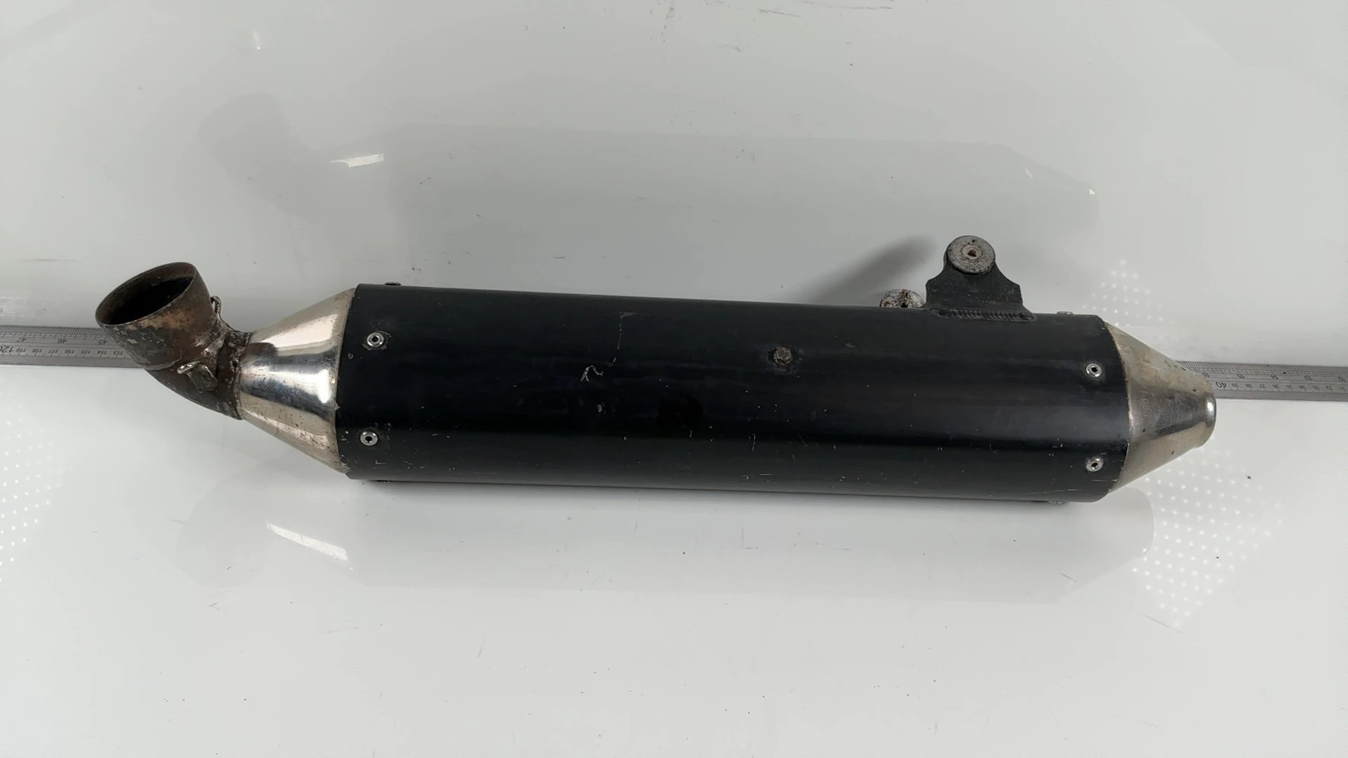 KTM Duke II 640 625cc Right Exhaust Silencer Muffler 1999-2007 OEM 58705071000 - Image 2