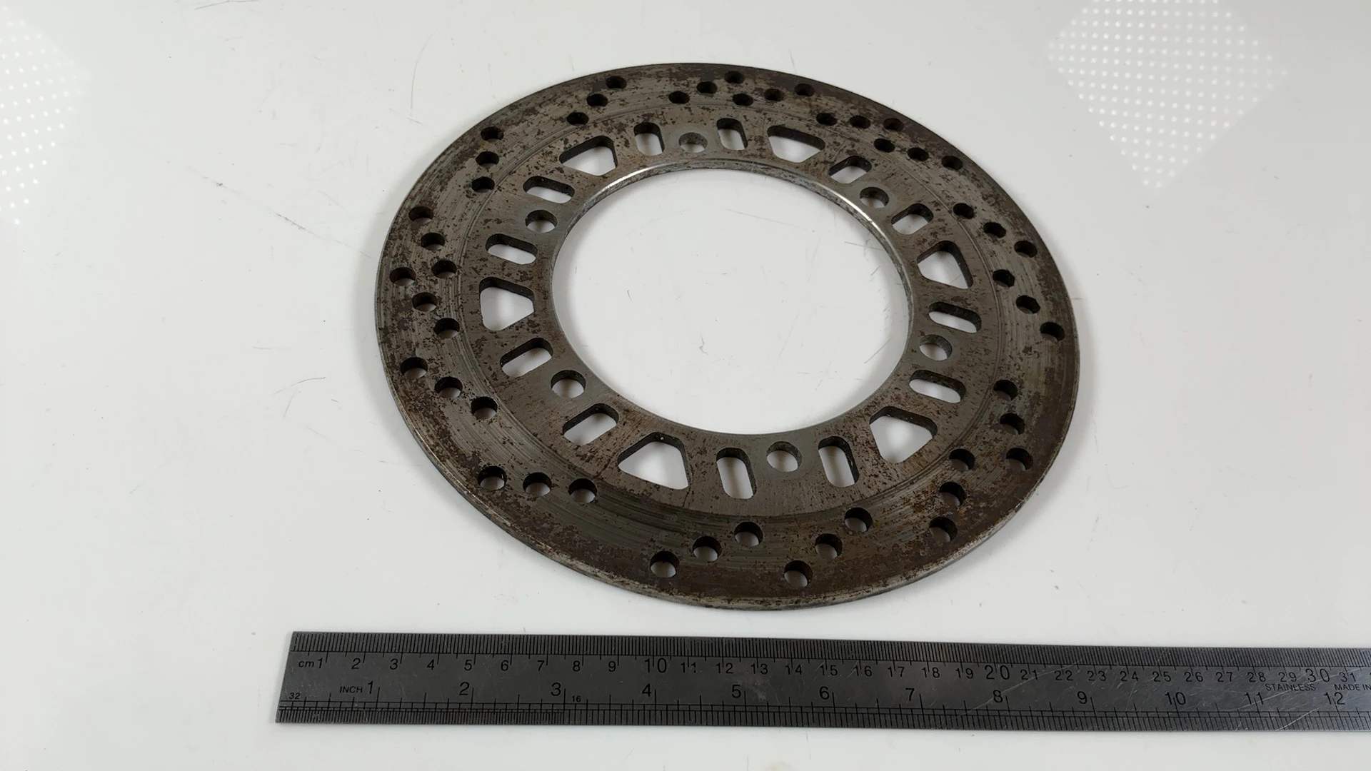 Kawasaki ZZR1100 ZX1100-C 1100 Rear Brake Disc Rotor 1990-1992 OEM 41080-1219-CM - Image 5