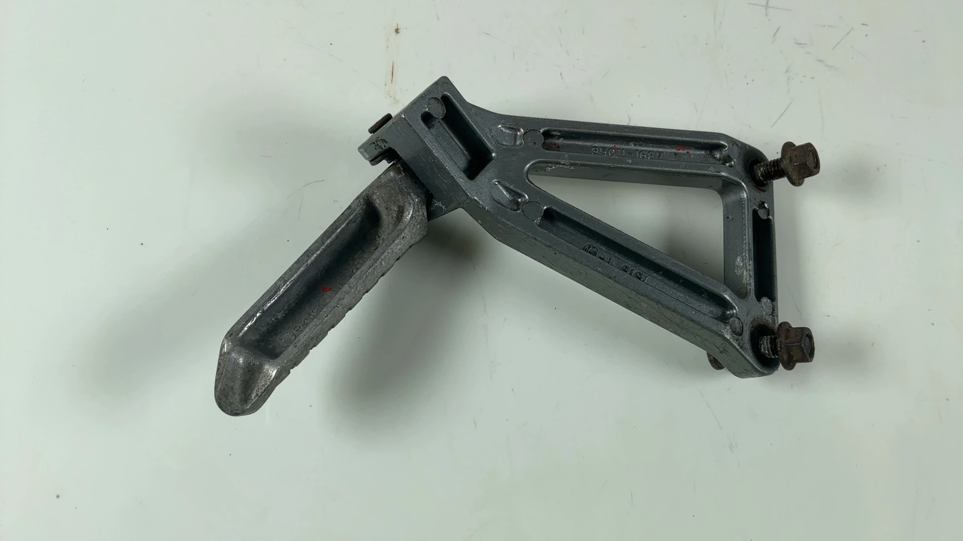 Kawasaki Ninja ZX-9R ZX900B 900cc Left Rear Footrest Peg Stay 1994-97 35011-1667 - Image 7