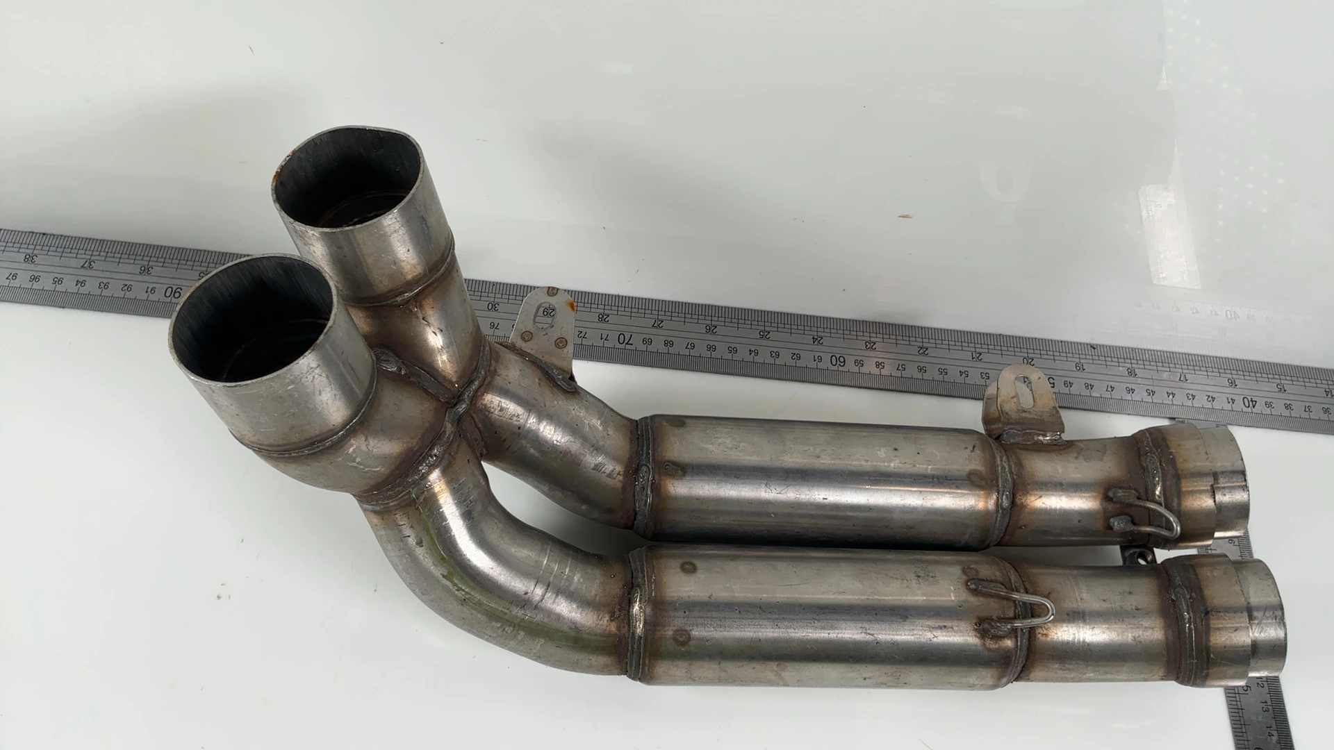 Ducati Superbike 748 916 996 45mm Exhaust Center Manifold 1994-02 OEM 57010301A - Image 3