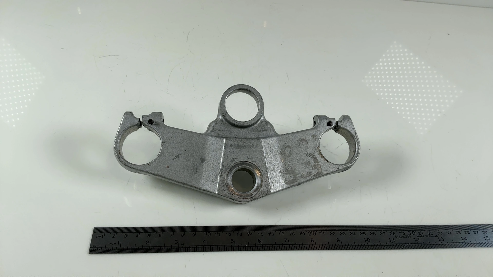 Yamaha FZR600 3HE 600cc Upper Fork Yoke Bridge 1989-1993 OEM 3HE-23435-00-00 - Image 5