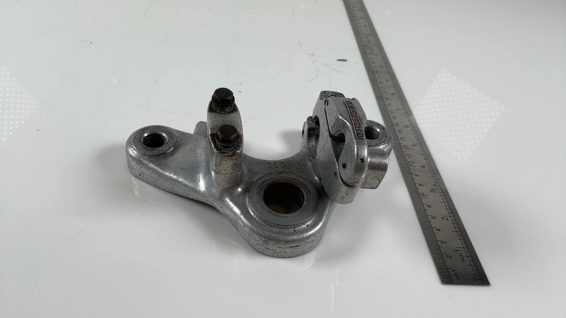 Honda CB100 CL100 100cc Upper Fork Bridge Triple Tree 1970-1972 OEM 53231-105-000 - Image 3