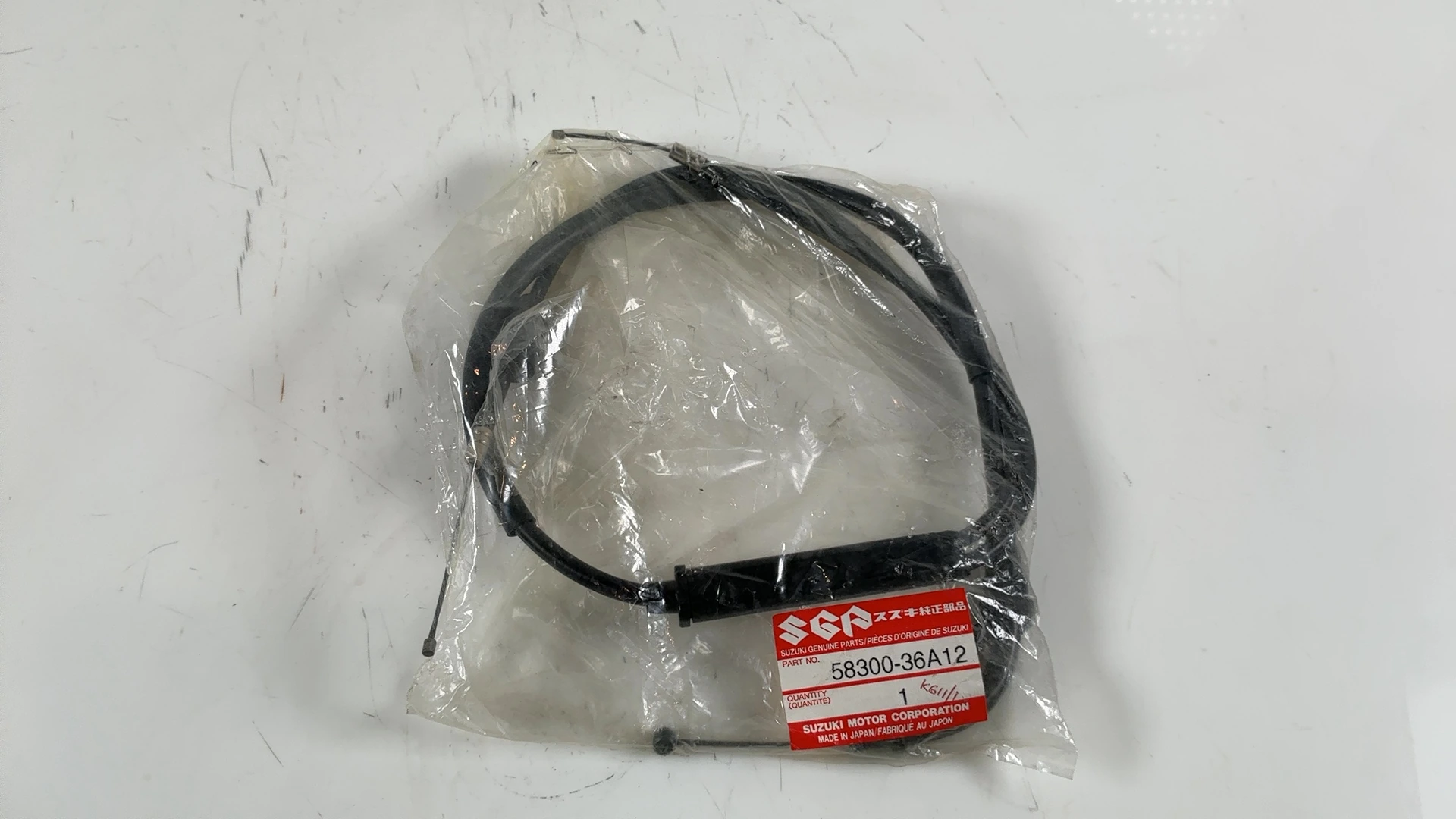 Suzuki RG125 Gamma 125cc Throttle Cable 1986-1988 OEM 58300-36A12