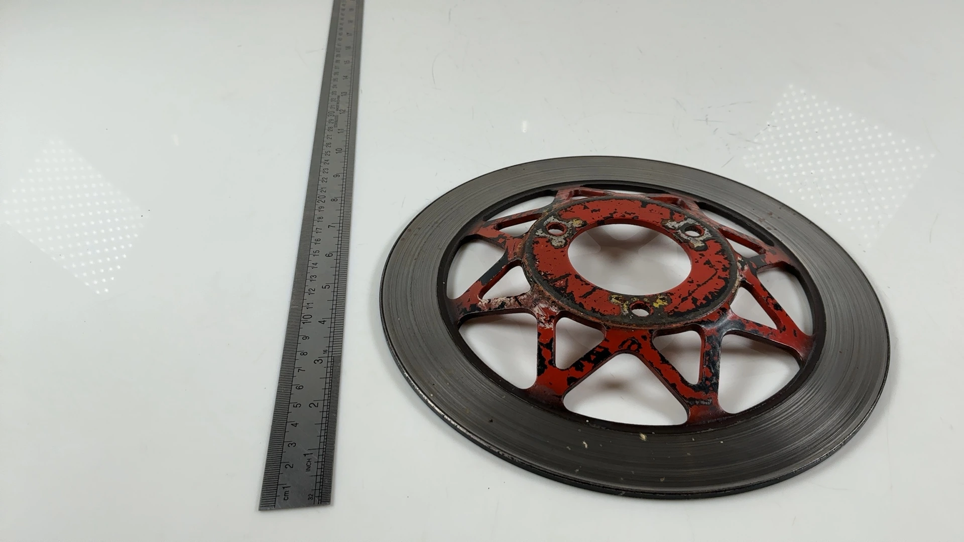 Honda MBX125F JC10 125cc Front Brake Disc Plate Rotor 1984-85 OEM 45121-KK4-000 - Image 4