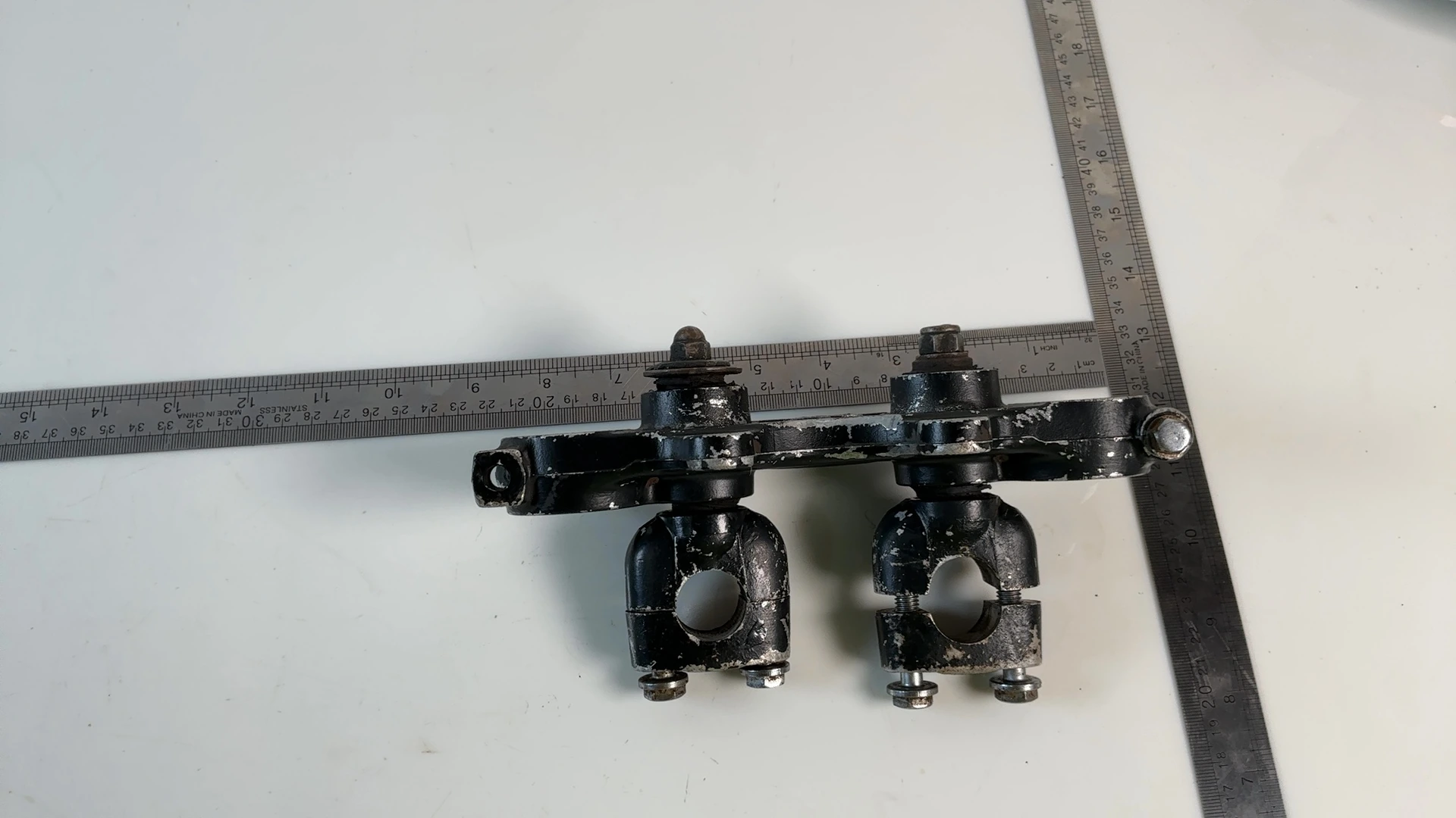 Honda XL185S 185cc Upper Fork Bridge Yoke Triple Tree 1979-83 OEM 53240-437-000 - Image 4