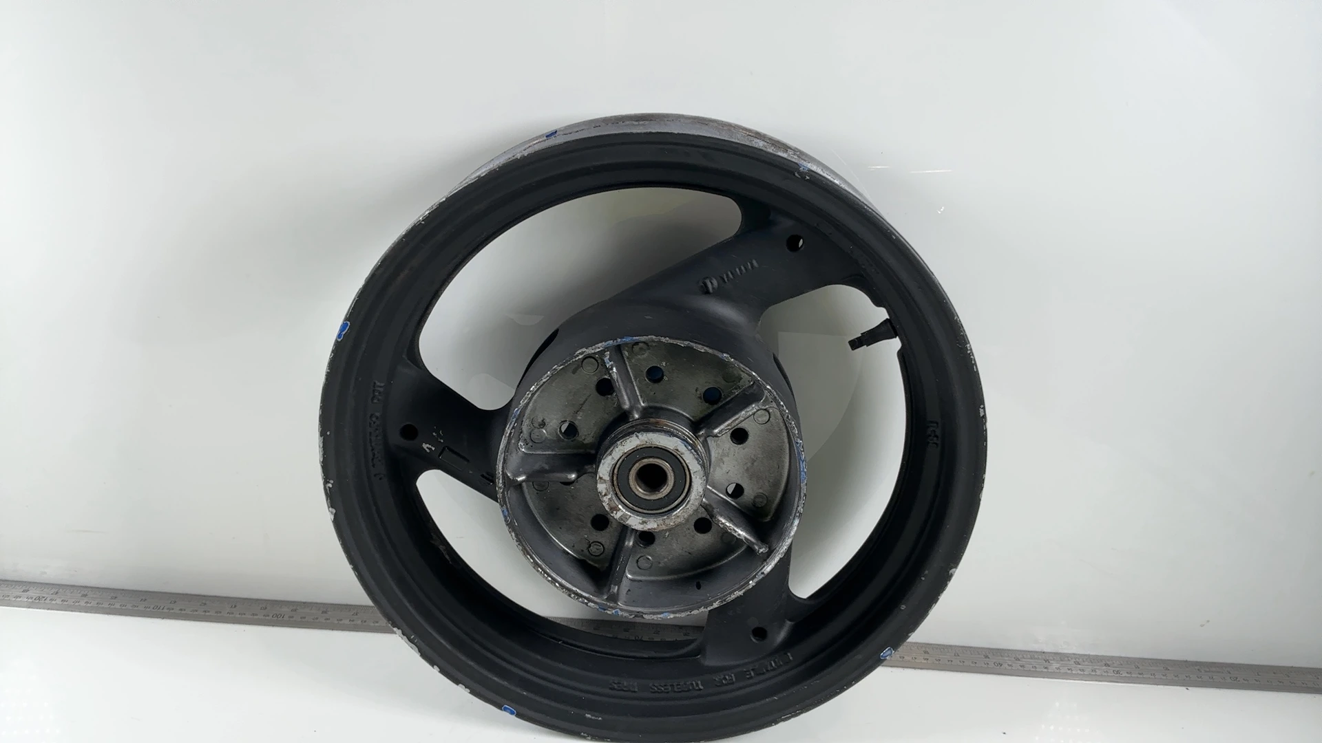 Yamaha FJ1200 1200cc Rear Wheel Rim 1988-1993 OEM 2XW-25338-00 ENKEI 16x3.50 - Image 2