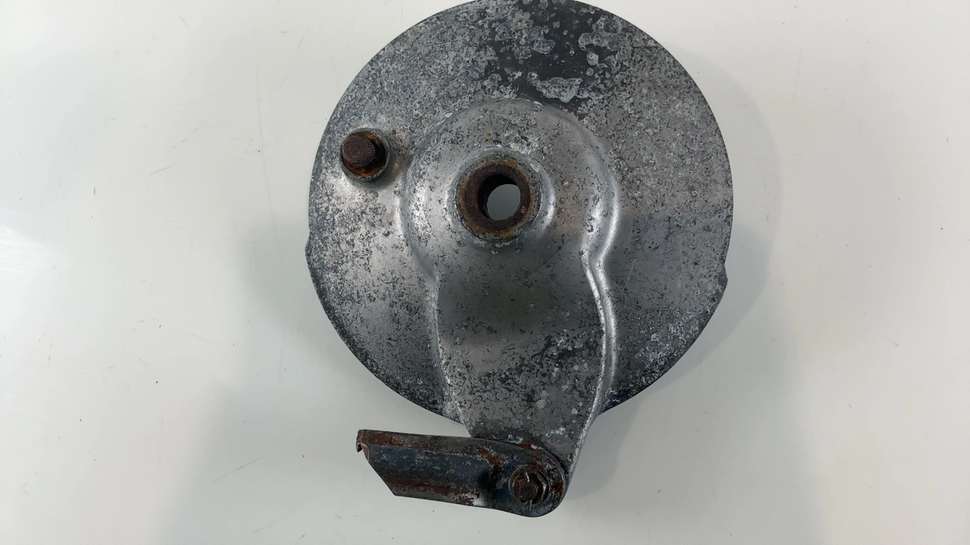 Yamaha XS1 XS650 653cc Rear Brake Drum Plate 1970-1971 OEM 256-25321-00 - Image 6