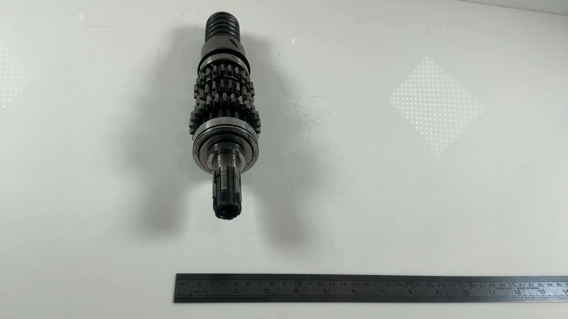 Suzuki GS850GL GS850 850cc Transmission Countershaft Assembly 80-82 24121-45103 - Image 5