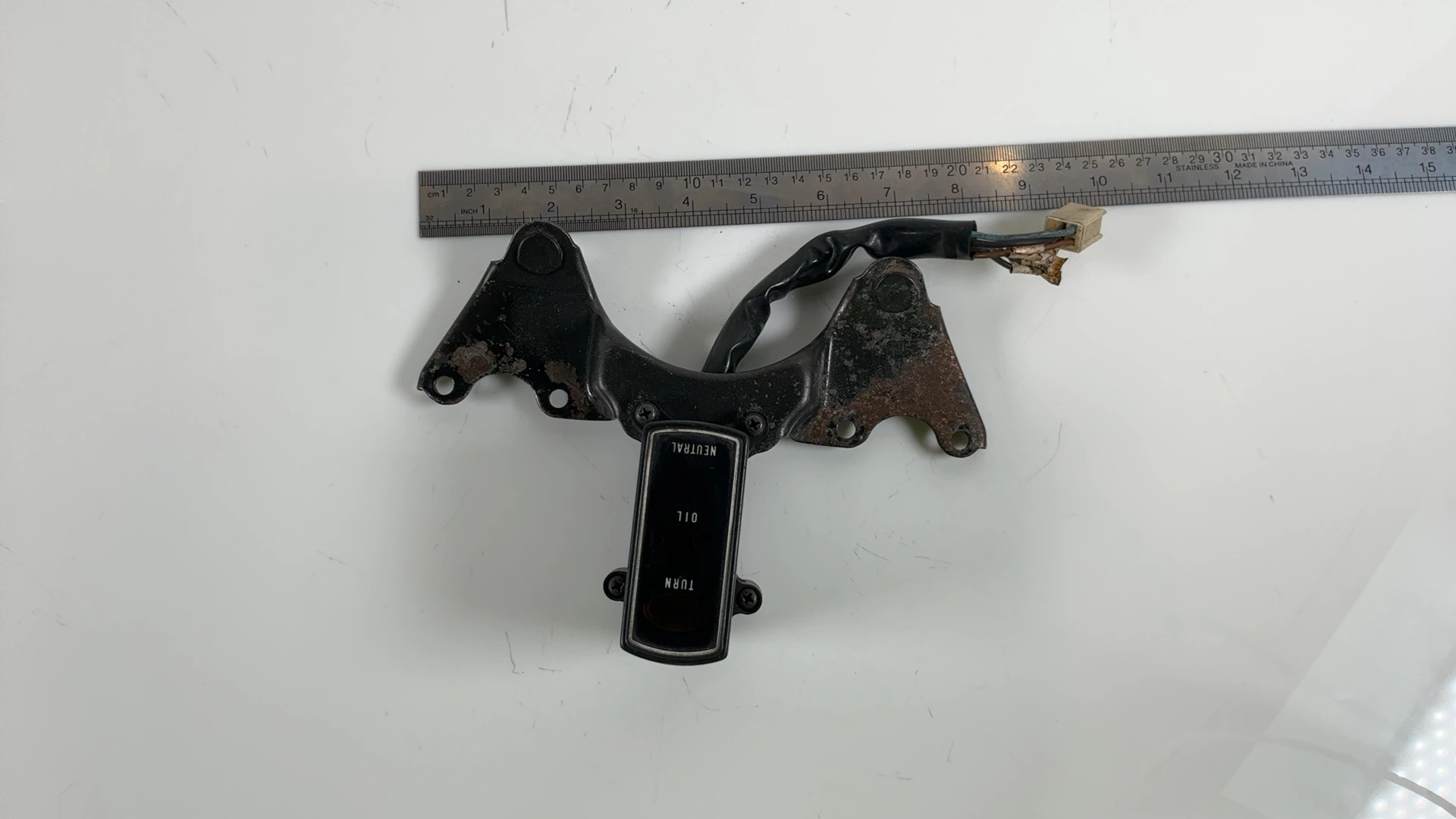 Yamaha XS650 XS400 Special 650cc Indicator Light Bracket 1978-83 2M0-83519-00-00 - Image 6