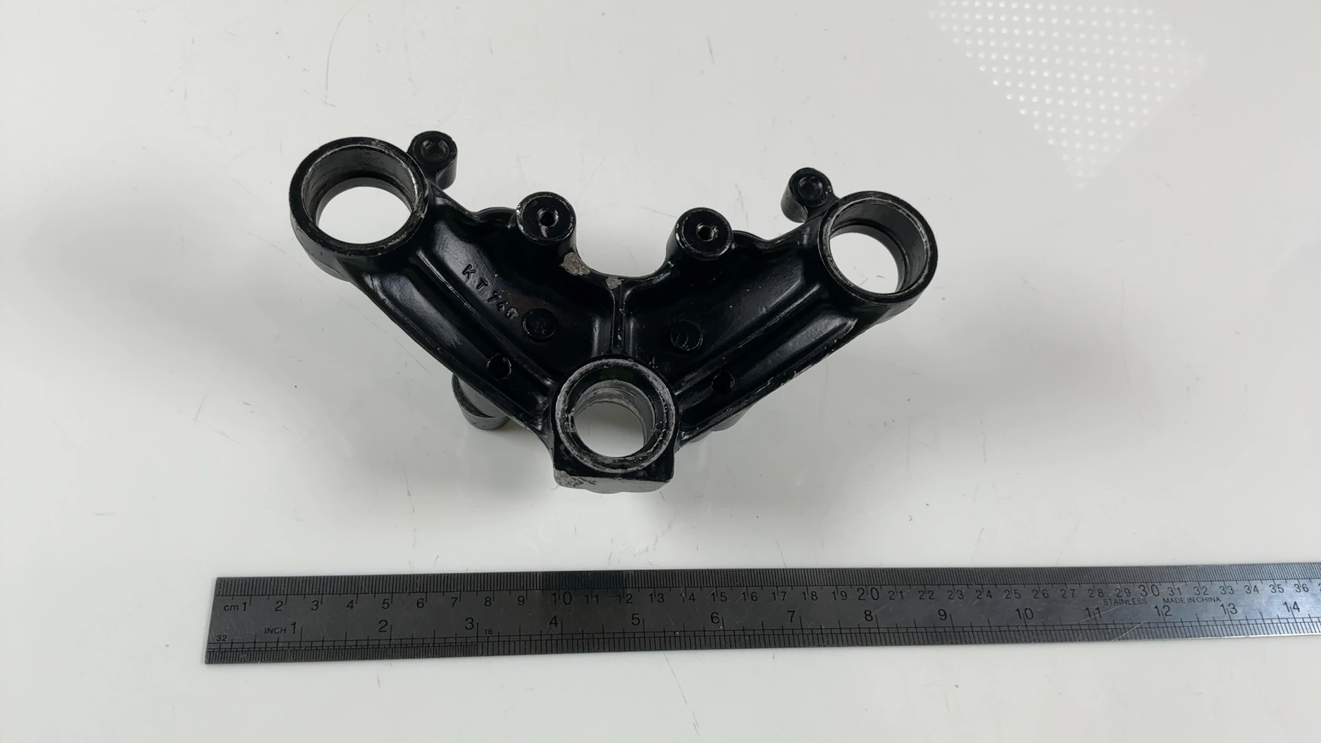 Kawasaki KH125 125 CC Upper Triple Clamp 1977-1997 OEM 44039-1021 - Image 5