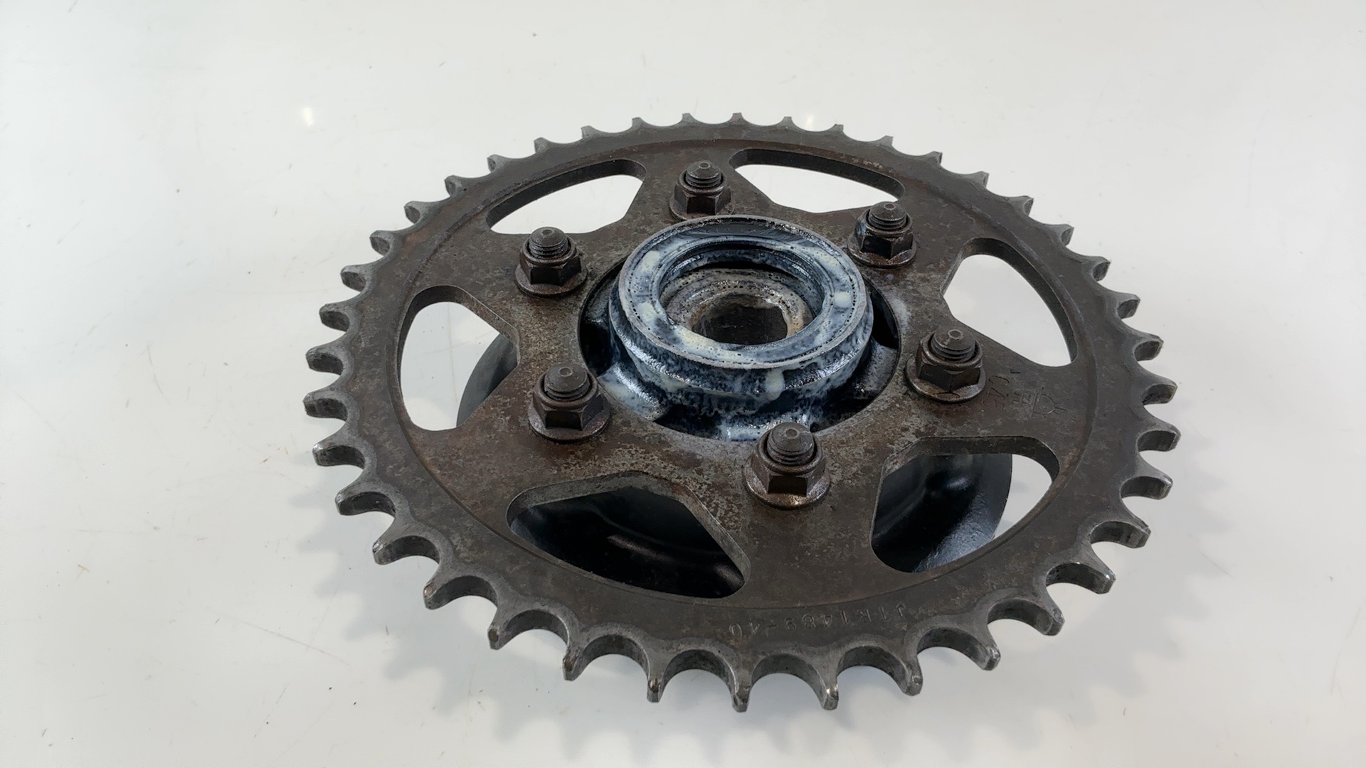 Kawasaki Ninja ZX9R ZX900B 900cc Rear Sprocket Hub 1994 1995 OEM 42033-1144 - Image 2