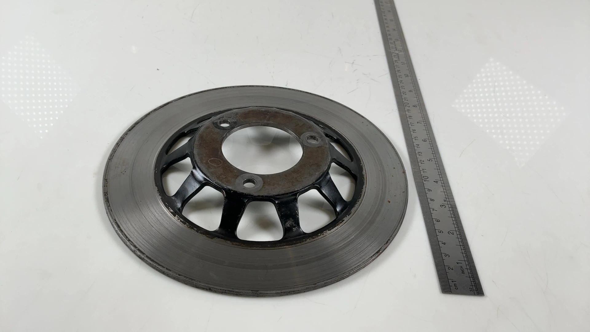 Honda MB5 MB50 50cc Front Brake Disc Rotor Plate 1979-1988 OEM 45121-166-000 - Image 3