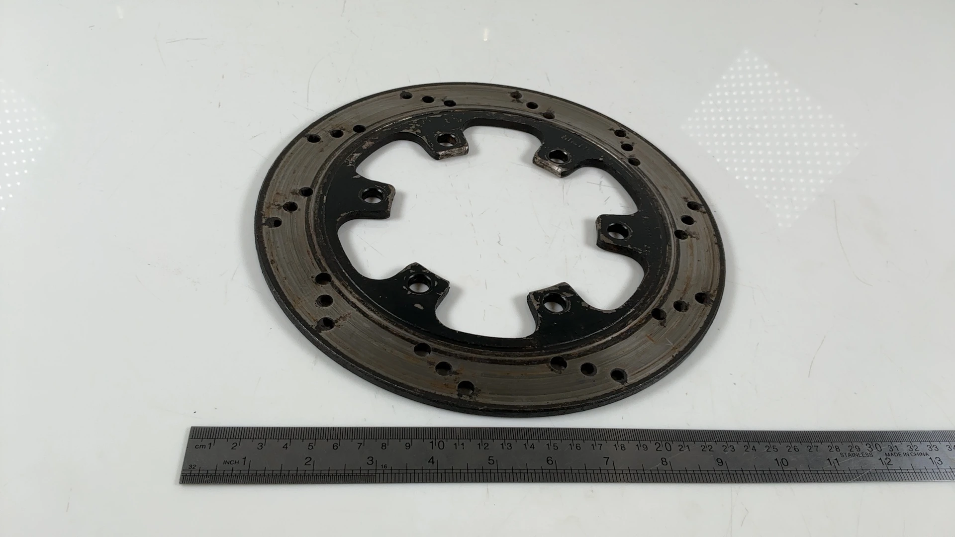 Triumph Sprint 900 900cc Rear Brake Disc Rotor 1993-1998 OEM T2020370 - Image 5