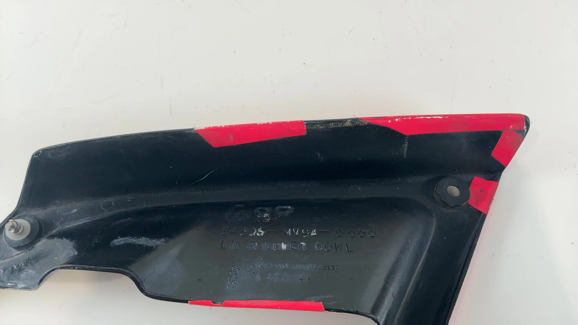 Honda CBR600F2 PC25 600cc Right Lower Cowl Insert Cover 1991-94 64305-MV9A-0000 - Image 6