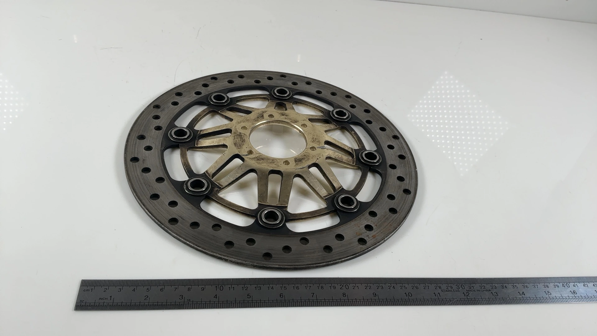 Honda CBR600 F3 600cc Front Brake Disc Rotor 1995-1998 OEM 45120-MBB-D41 - Image 5