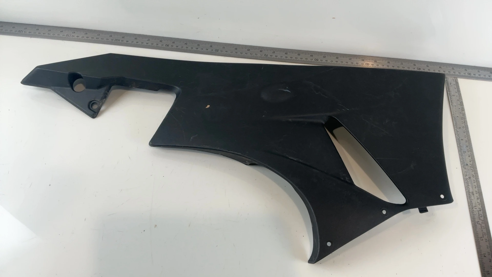 Kawasaki Ninja ZX-6R ZX600R 600cc Left Lower Fairing 2009-2012 OEM 55028-0256 - Image 3